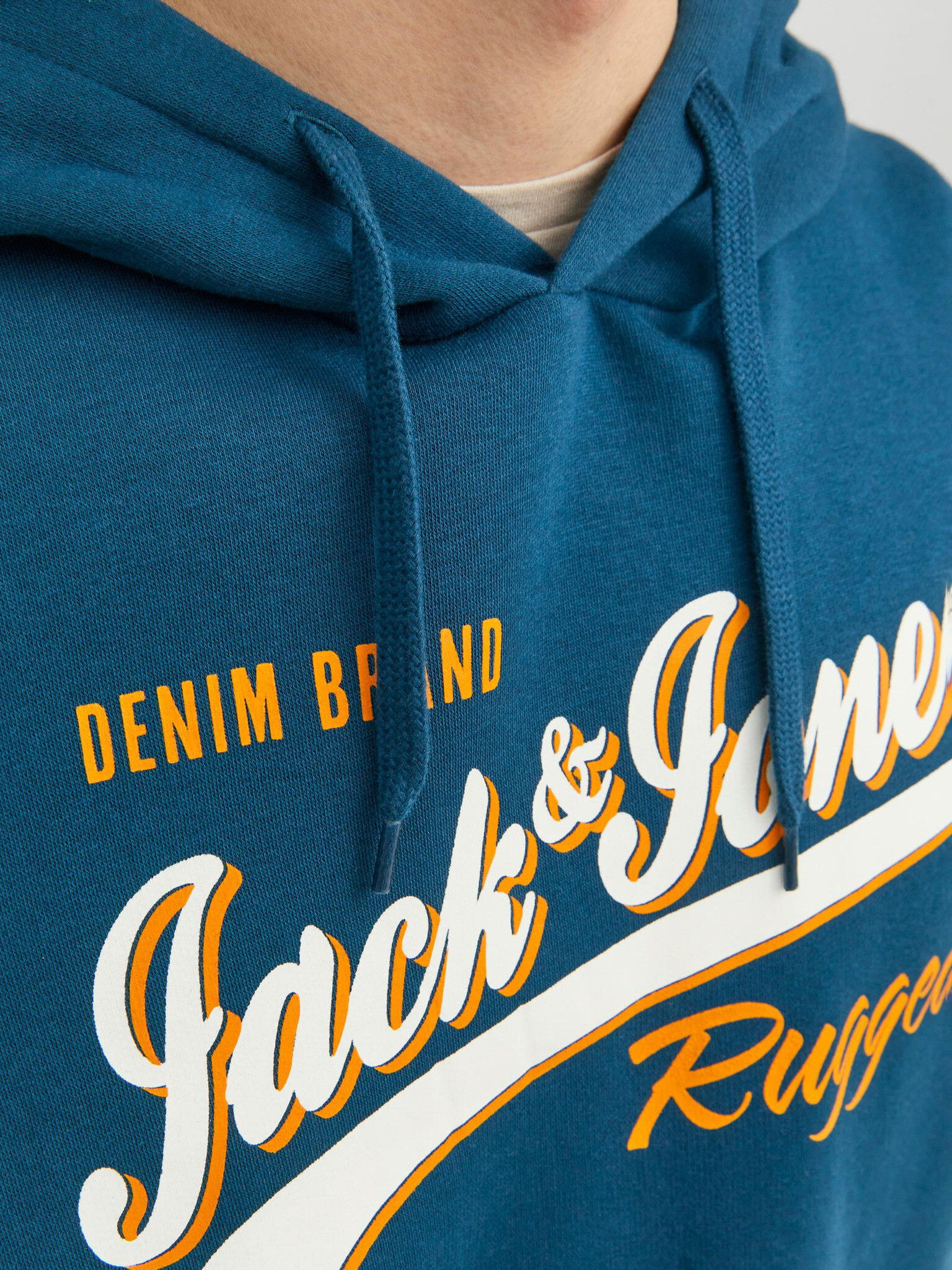 Jack & Jones Logo Hanorac Albastru - Pled.ro