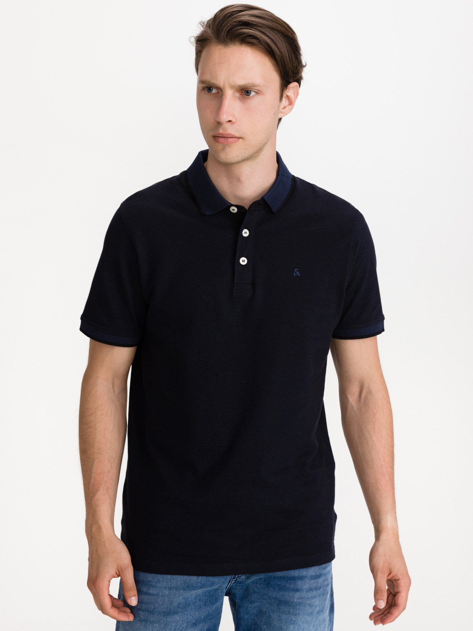 Jack & Jones Paulos Polo Tricou Albastru - Pled.ro