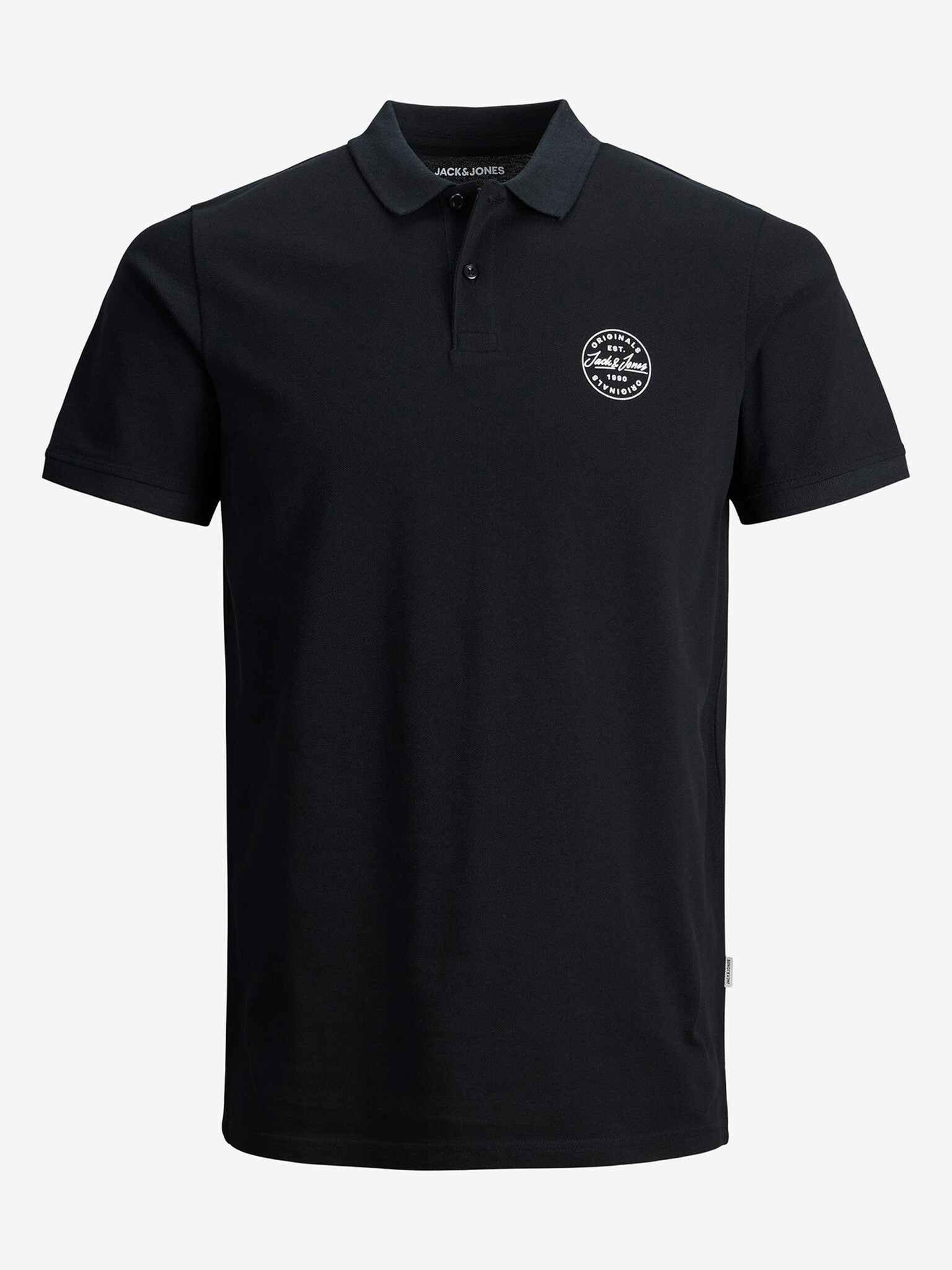 Jack & Jones Shark Polo Tricou Negru - Pled.ro