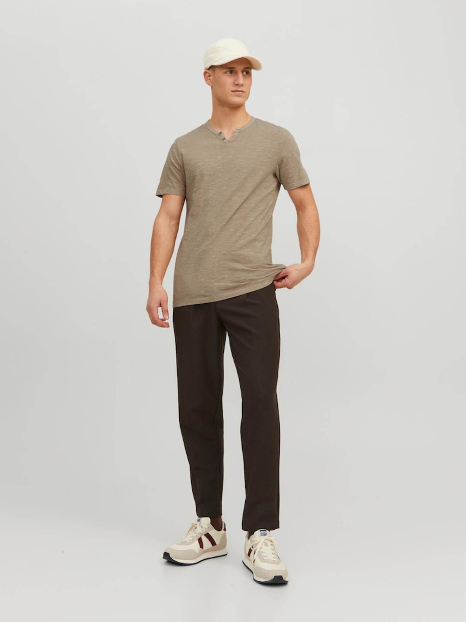 Jack & Jones Split Tricou Maro - Pled.ro