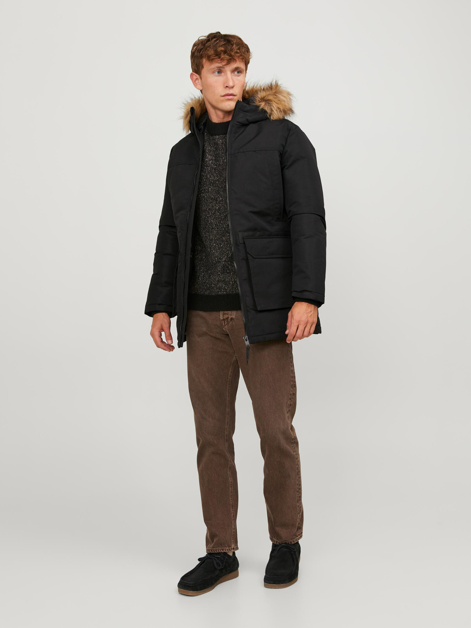 Jack & Jones Wing Jachetă Negru - Pled.ro