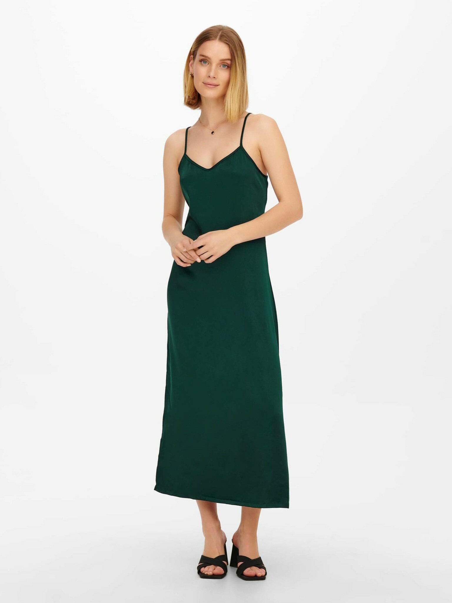 Jacqueline de Yong Ruby Rochie Verde - Pled.ro