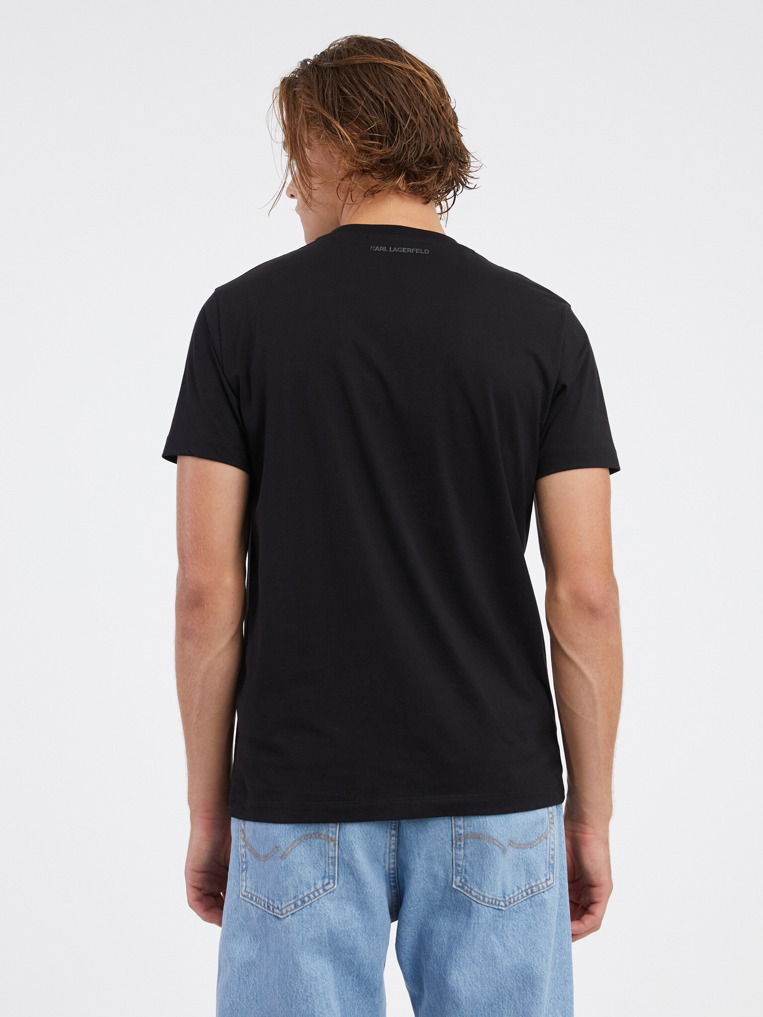 Karl Lagerfeld Tricou Negru - Pled.ro