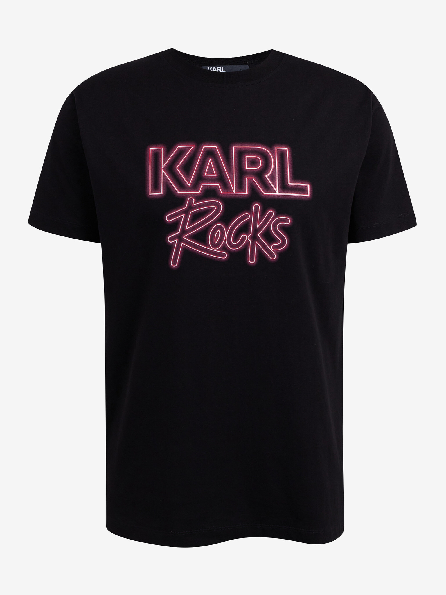 Karl Lagerfeld Tricou Negru - Pled.ro