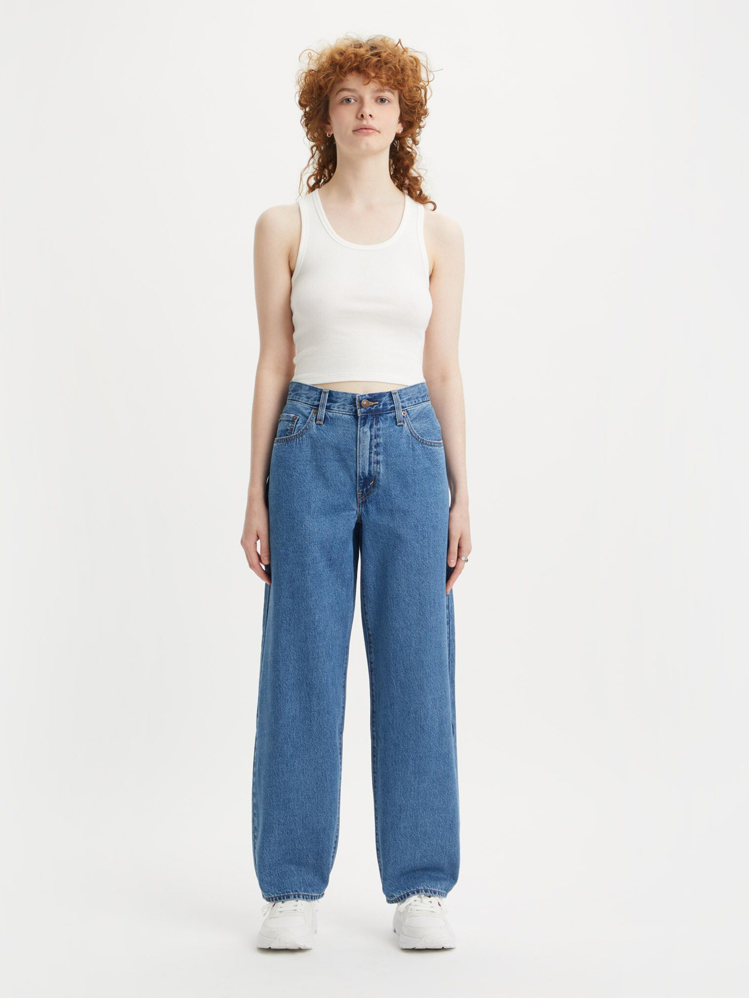 Levi's® Baggy Dad Jeans Albastru - Pled.ro