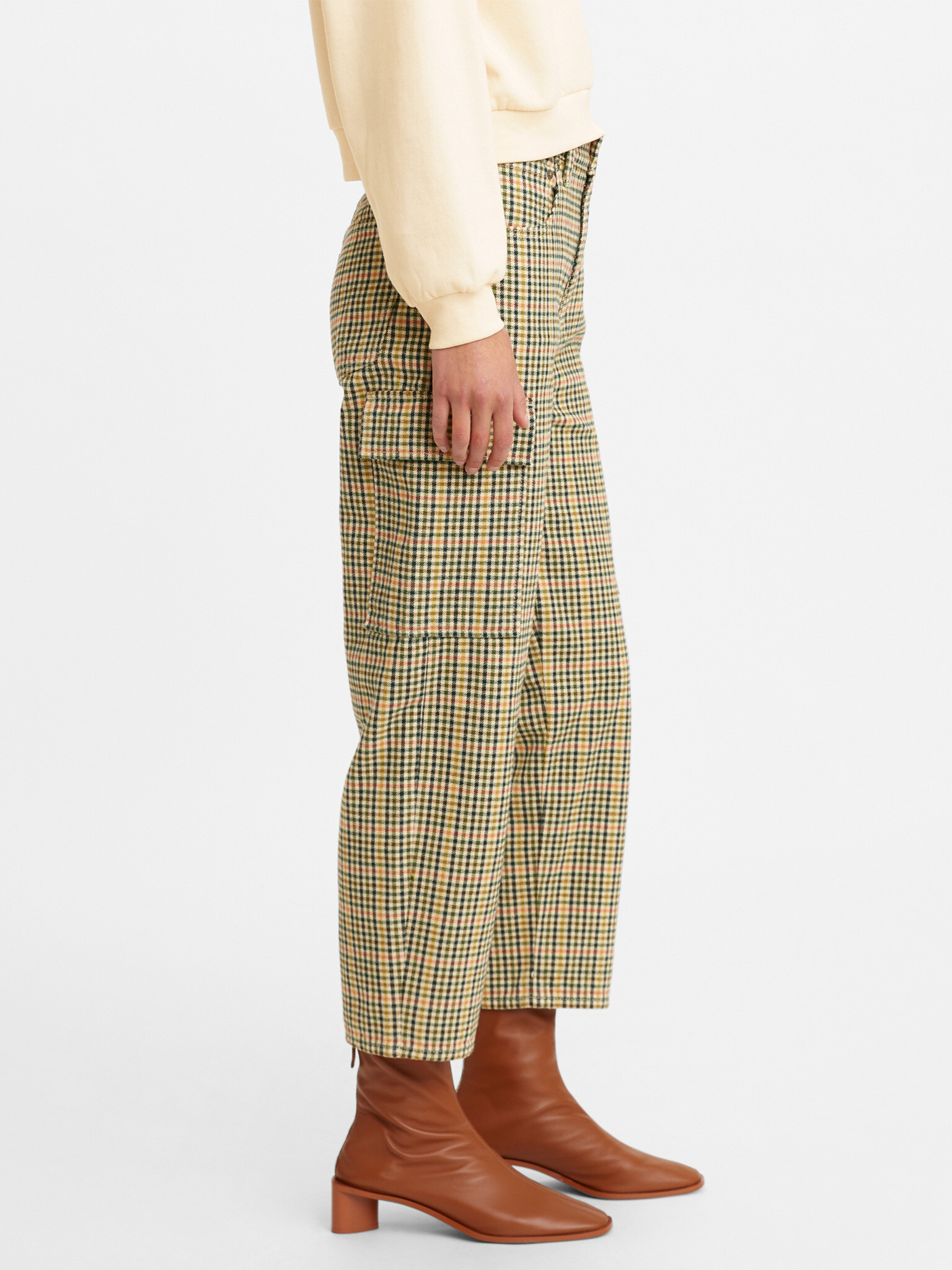 Levi's® Barrel Pantaloni Verde - Pled.ro