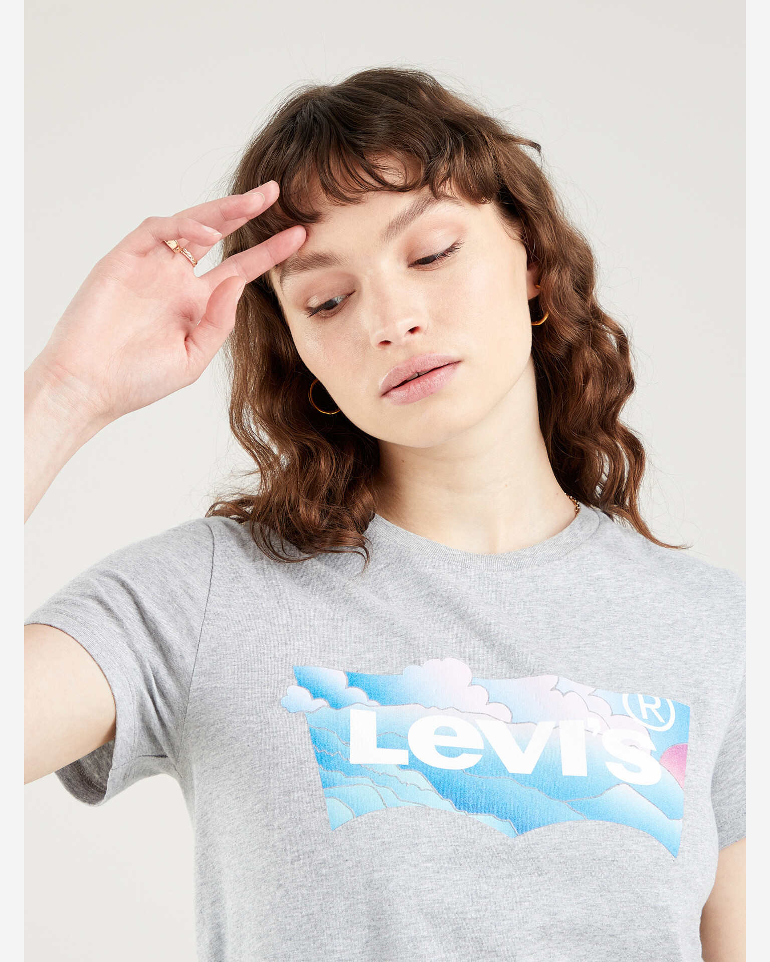 Levi's® Graphic Jordie Tricou Gri - Pled.ro