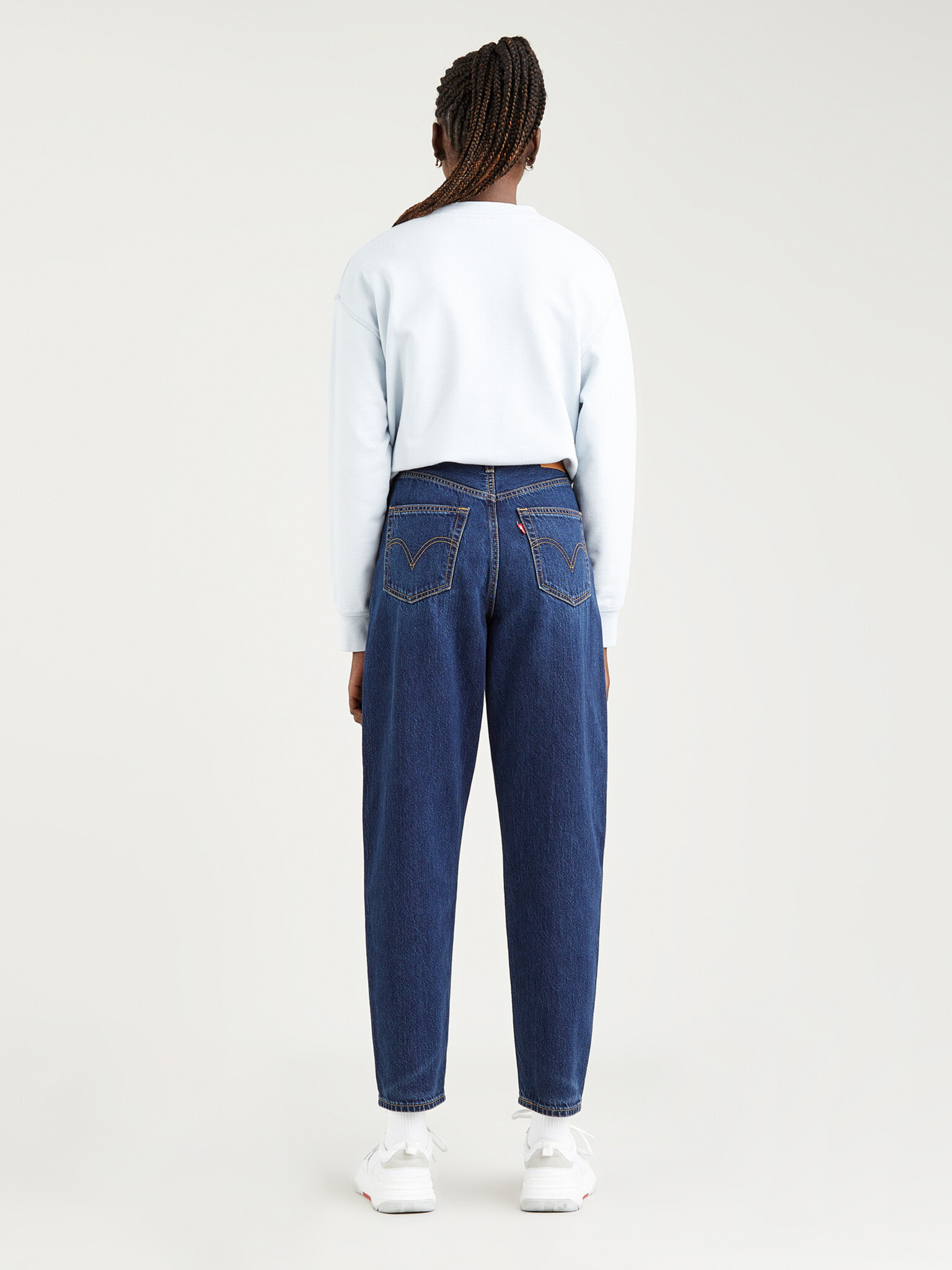 Levi's® High Loose Taper Jeans Albastru - Pled.ro