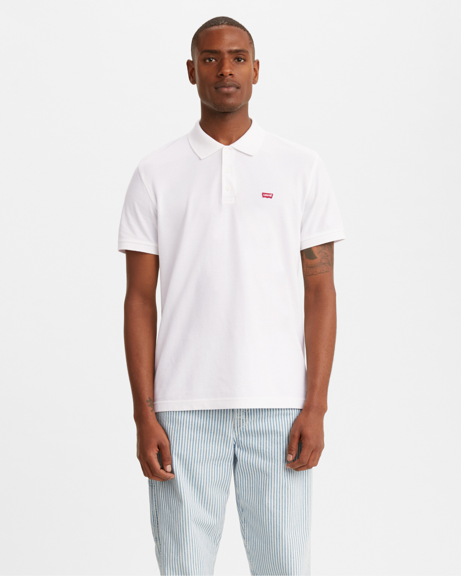 Levi's® Housemark Polo Tricou Alb - Pled.ro