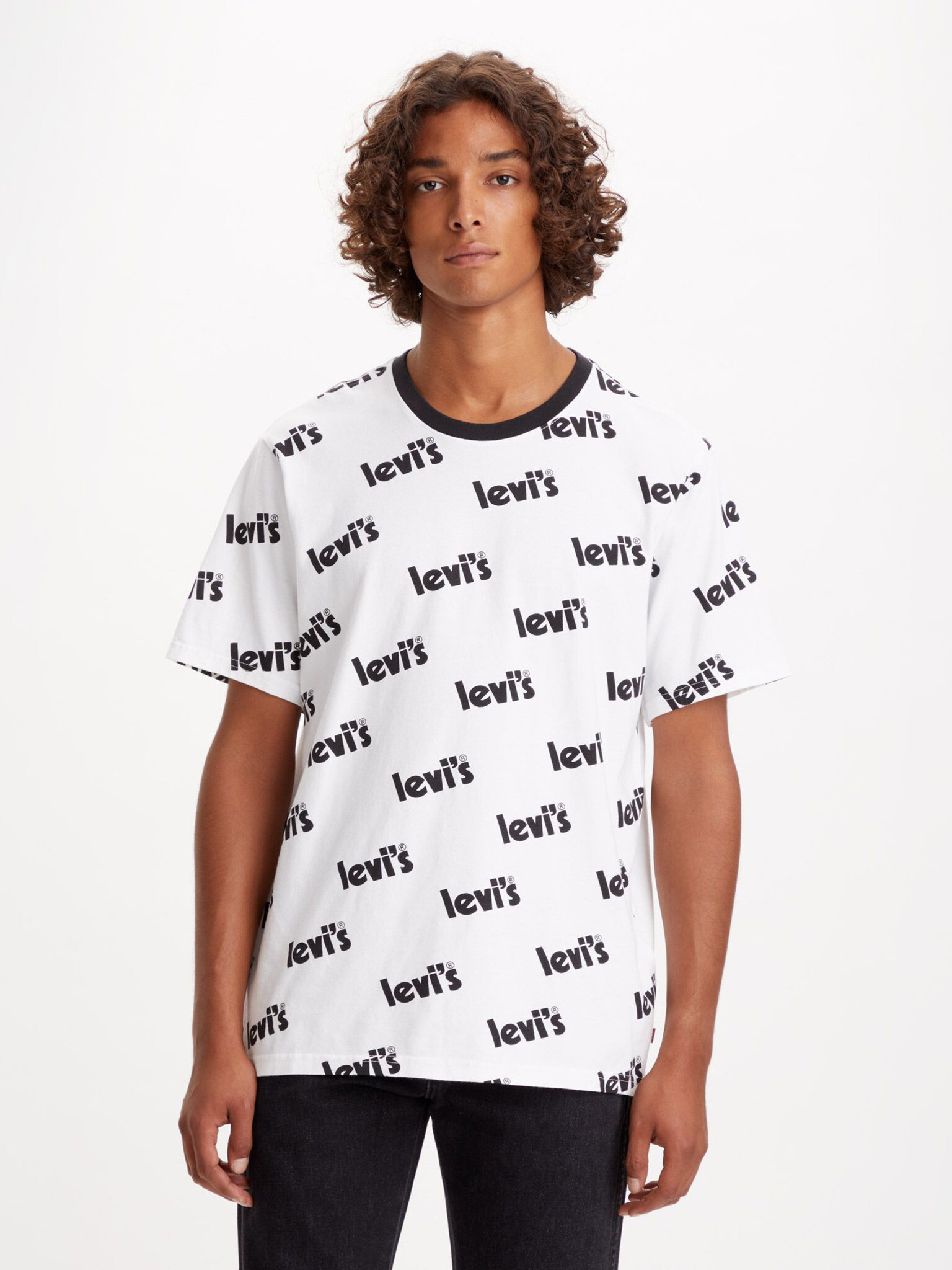 Levi's® Poster Tricou Alb - Pled.ro