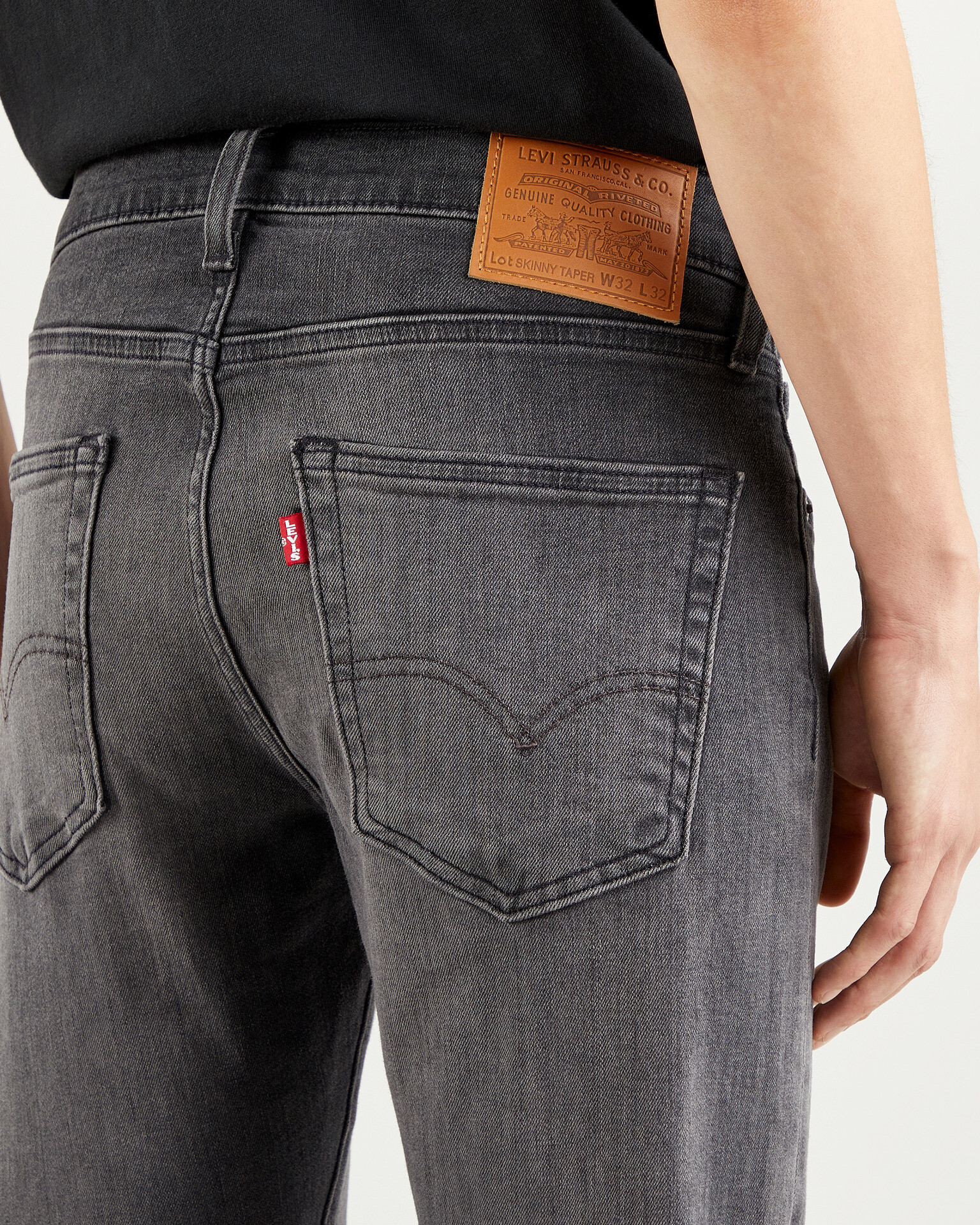 Levi's® Skinny Taper Jeans Gri - Pled.ro