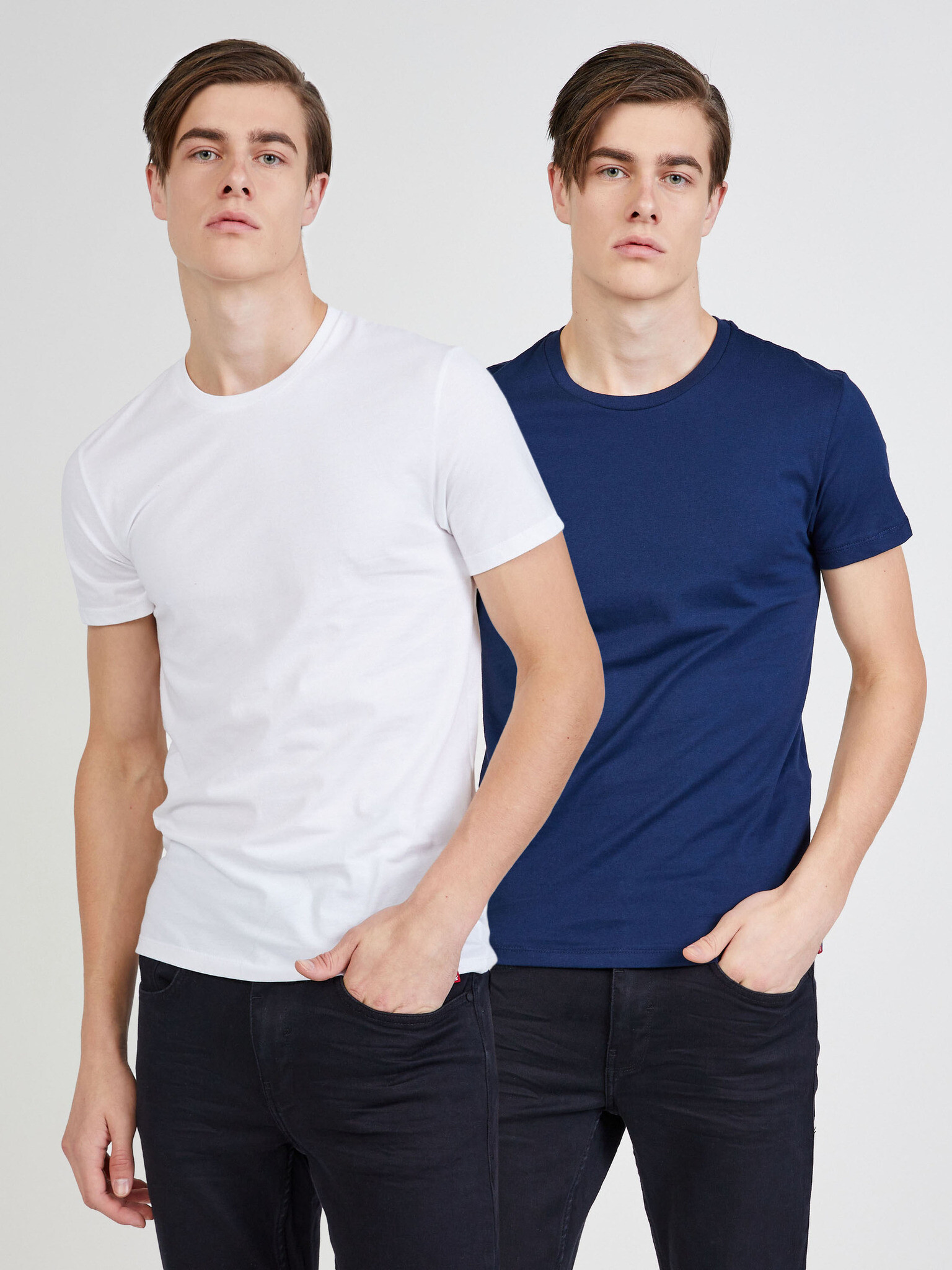 Levi's® The Perfect Tricou 2 buc Alb - Pled.ro