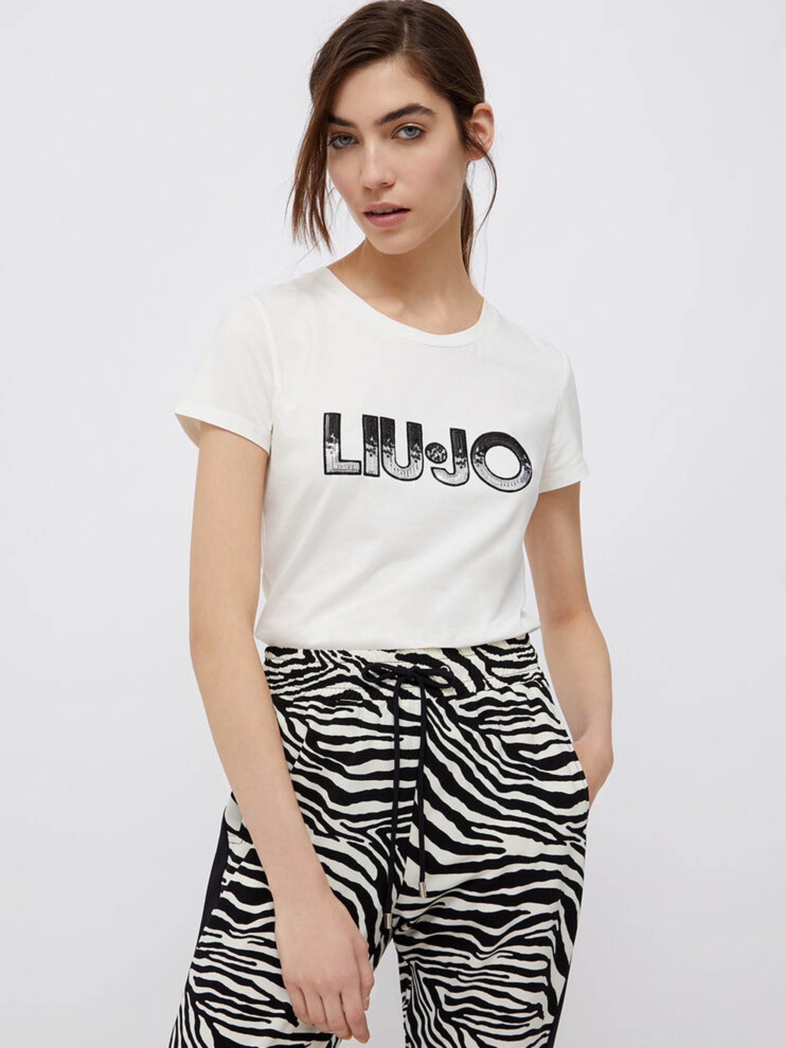 Liu Jo Tricou Alb - Pled.ro