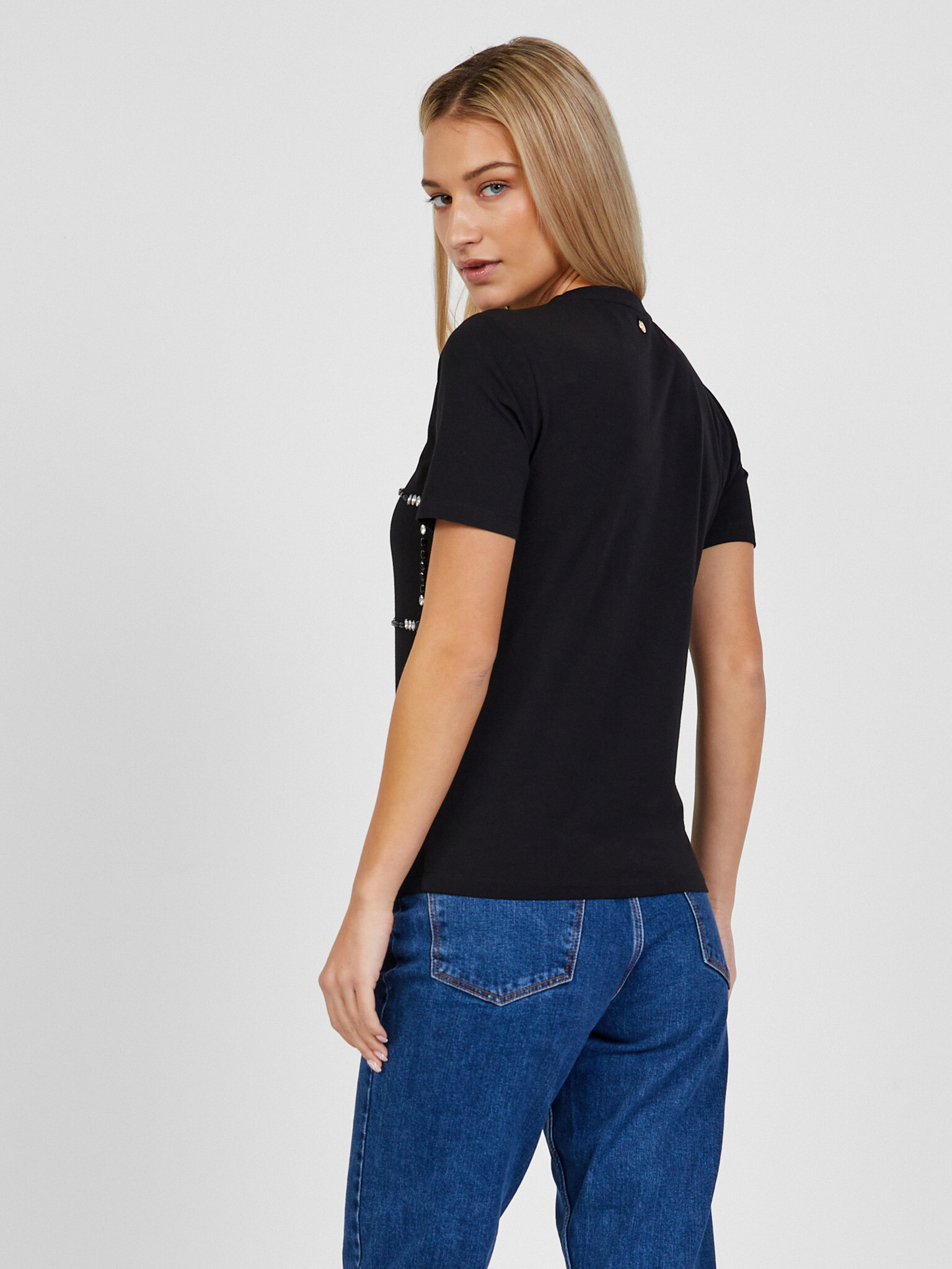 Liu Jo Tricou Negru - Pled.ro