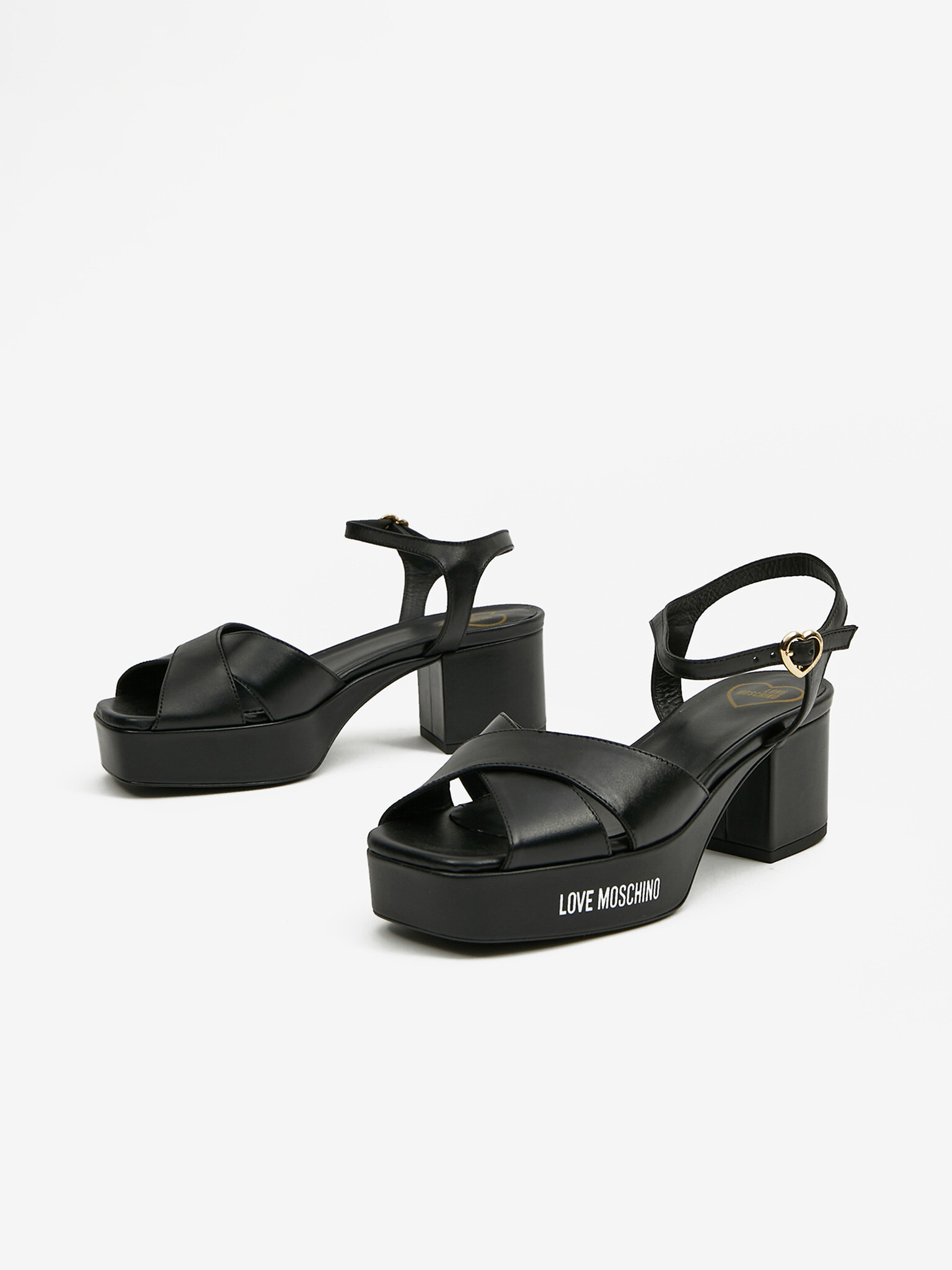 Love Moschino Sandale Negru - Pled.ro