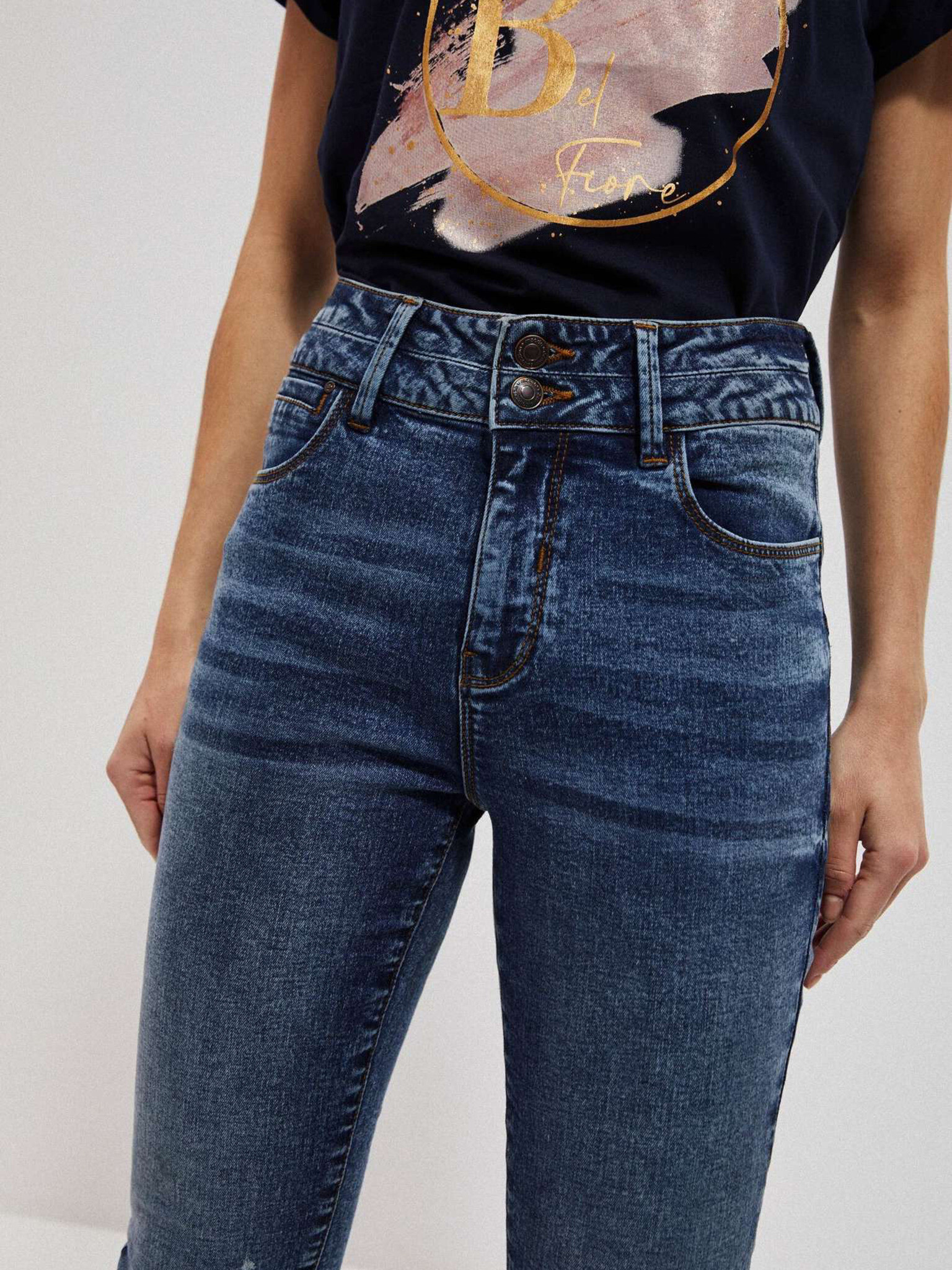 Moodo Jeans Albastru - Pled.ro