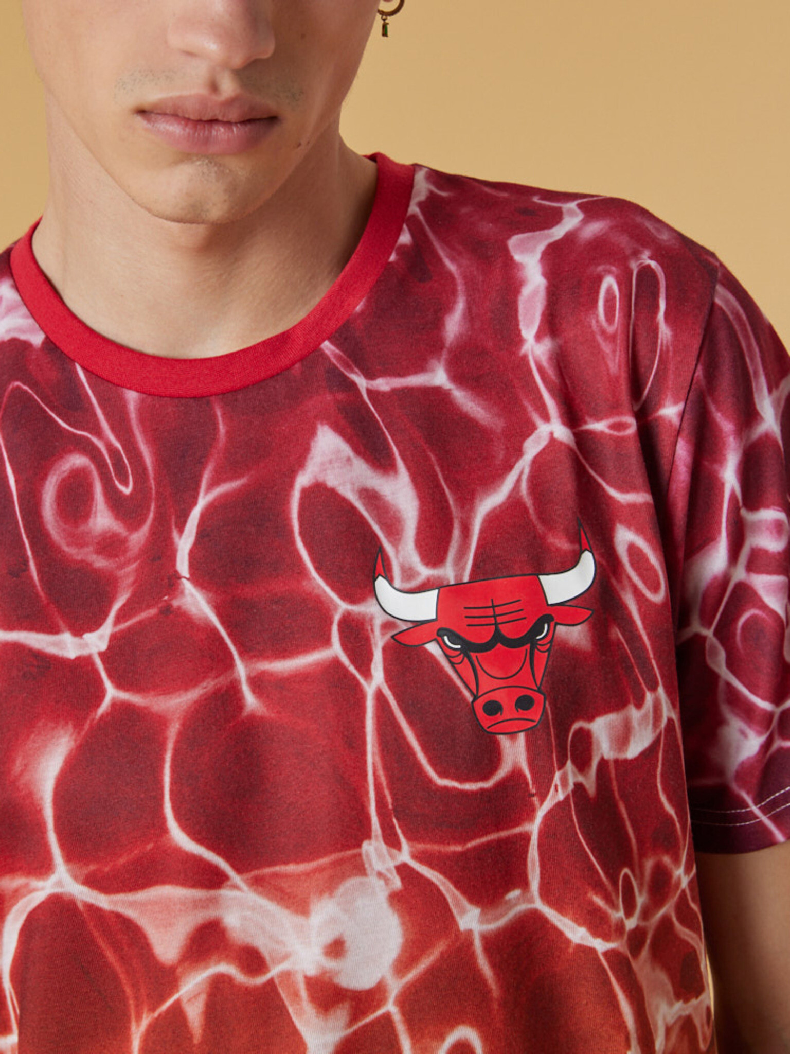 New Era Chicago Bulls NBA Team Tricou Roșu - Pled.ro