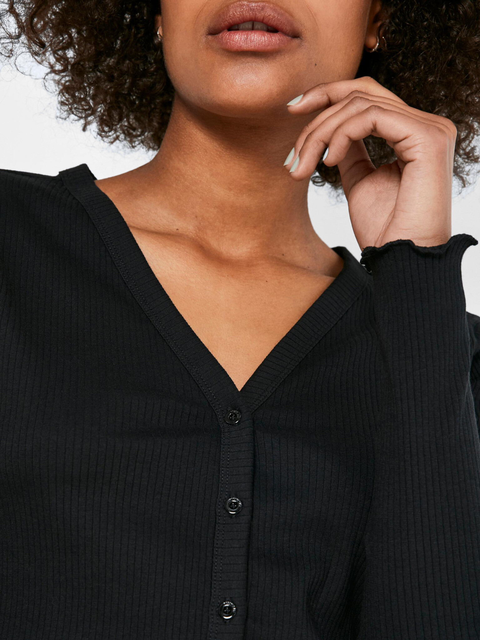 Noisy May Drakey Cardigan Negru - Pled.ro