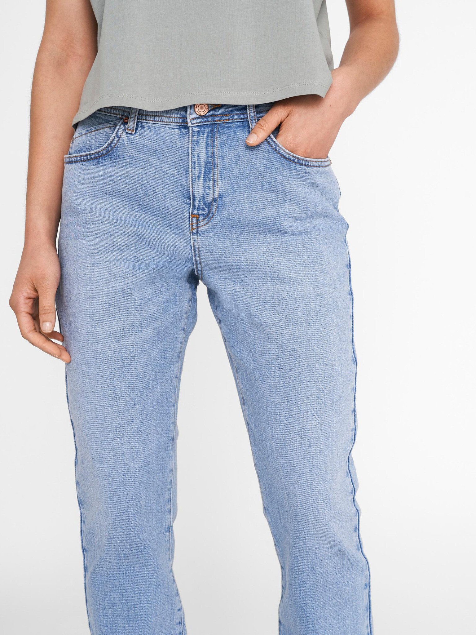 Noisy May Olivia Jeans Albastru - Pled.ro