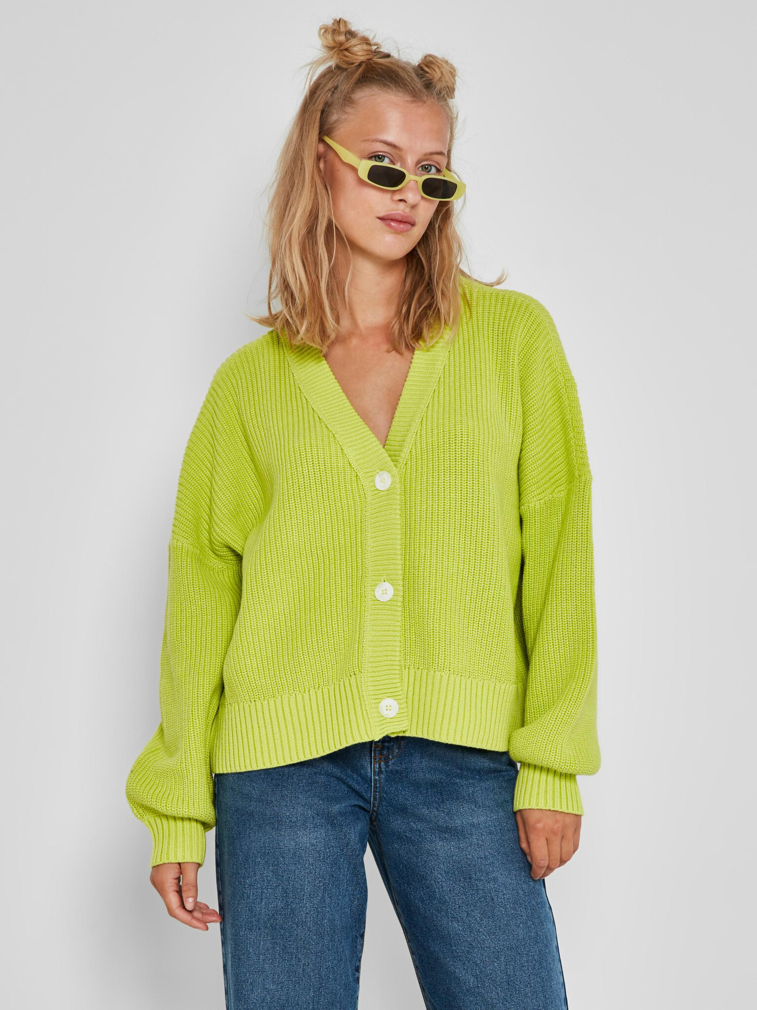 Noisy May Una Cardigan Verde - Pled.ro