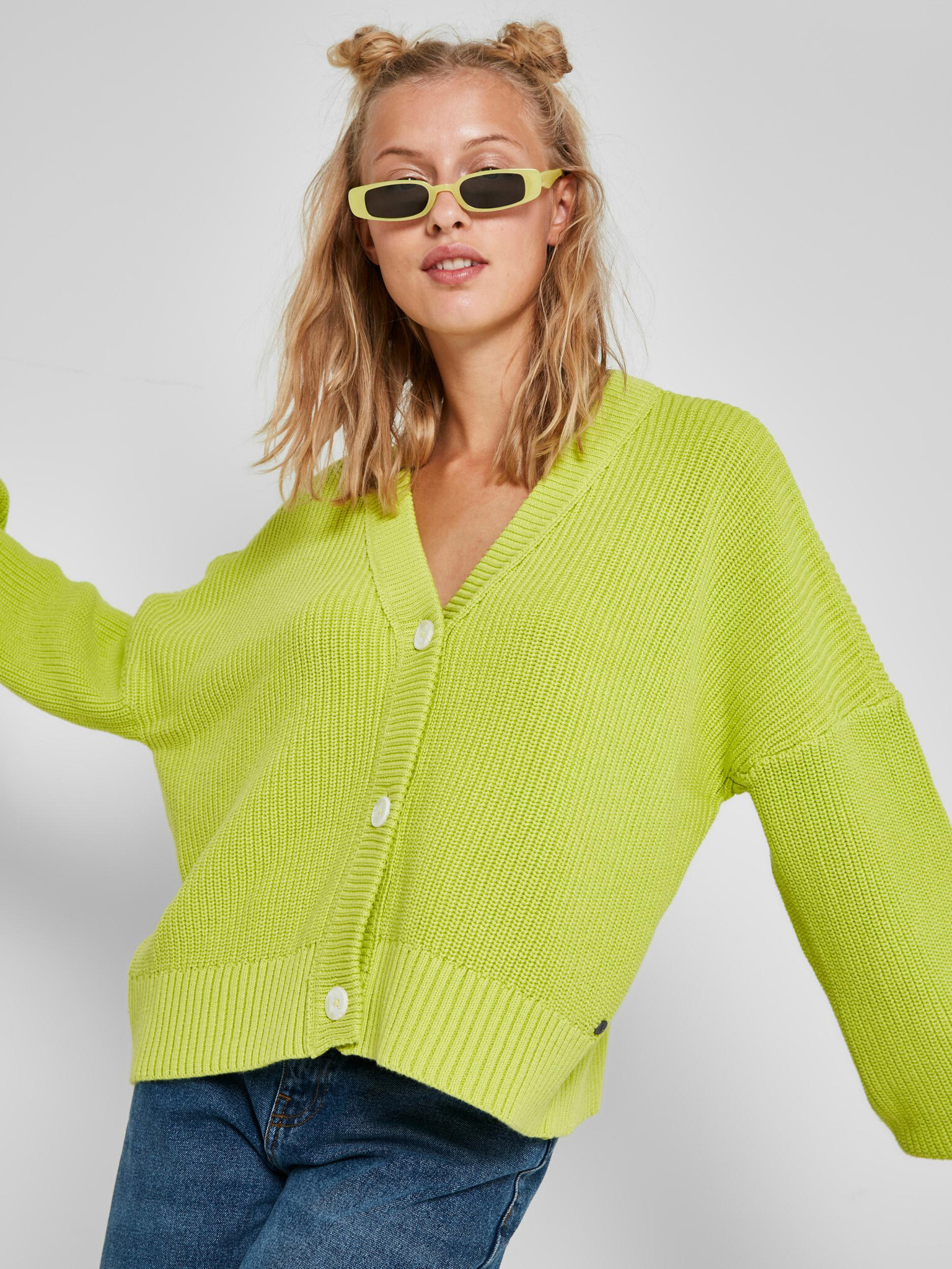 Noisy May Una Cardigan Verde - Pled.ro