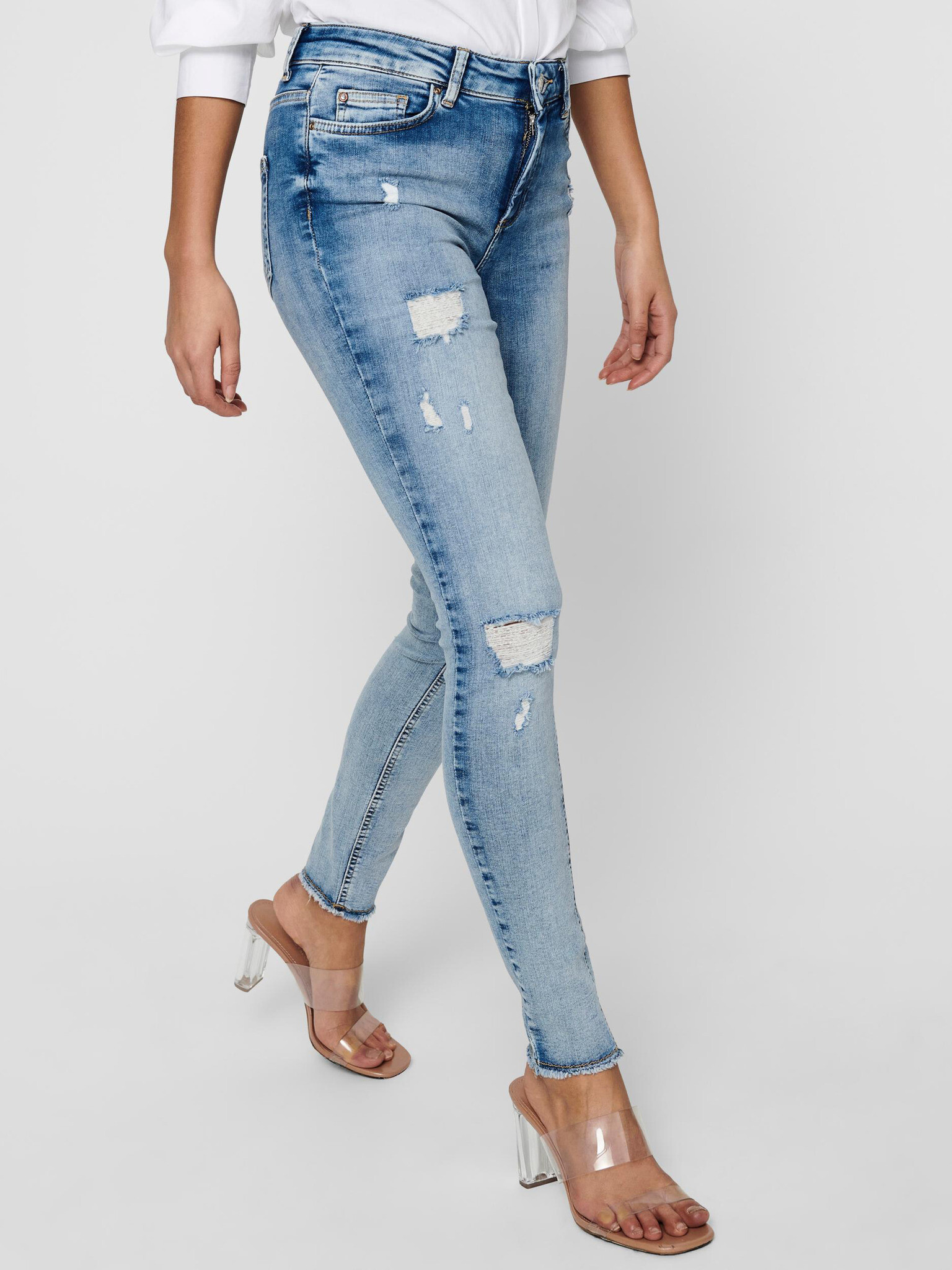 ONLY Blush Jeans Albastru - Pled.ro