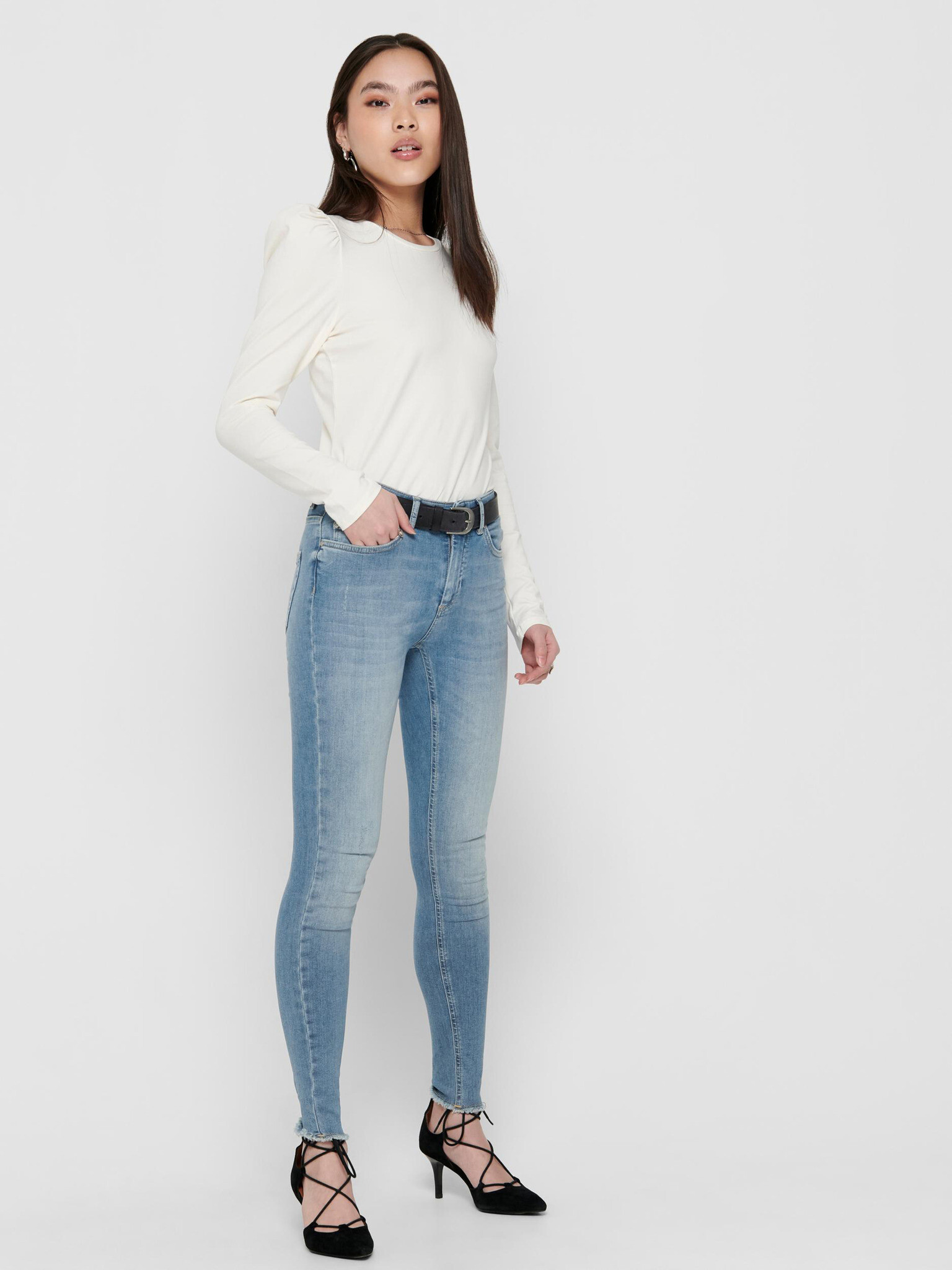 ONLY Blush Jeans Albastru - Pled.ro