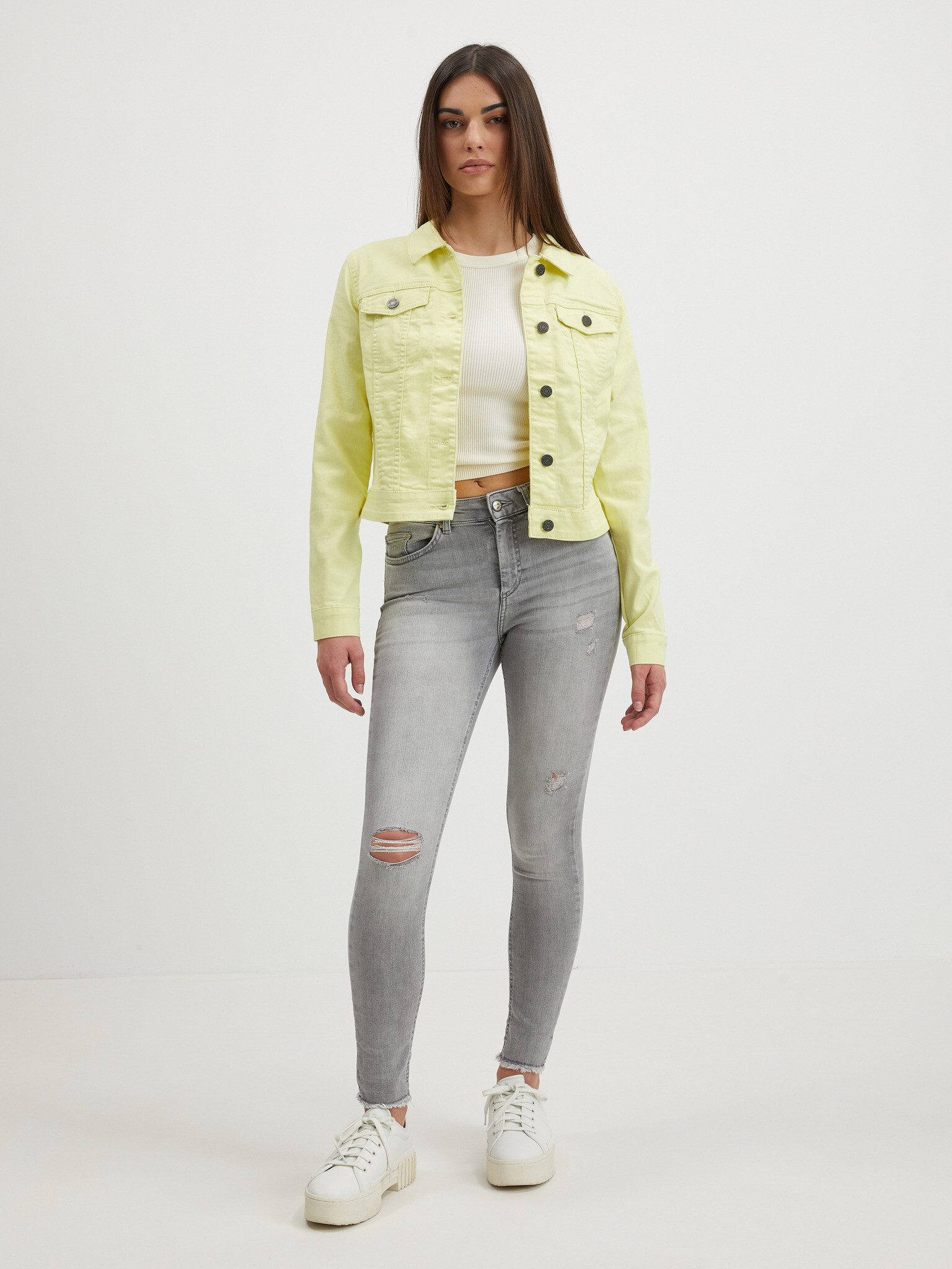 ONLY Blush Jeans Gri - Pled.ro