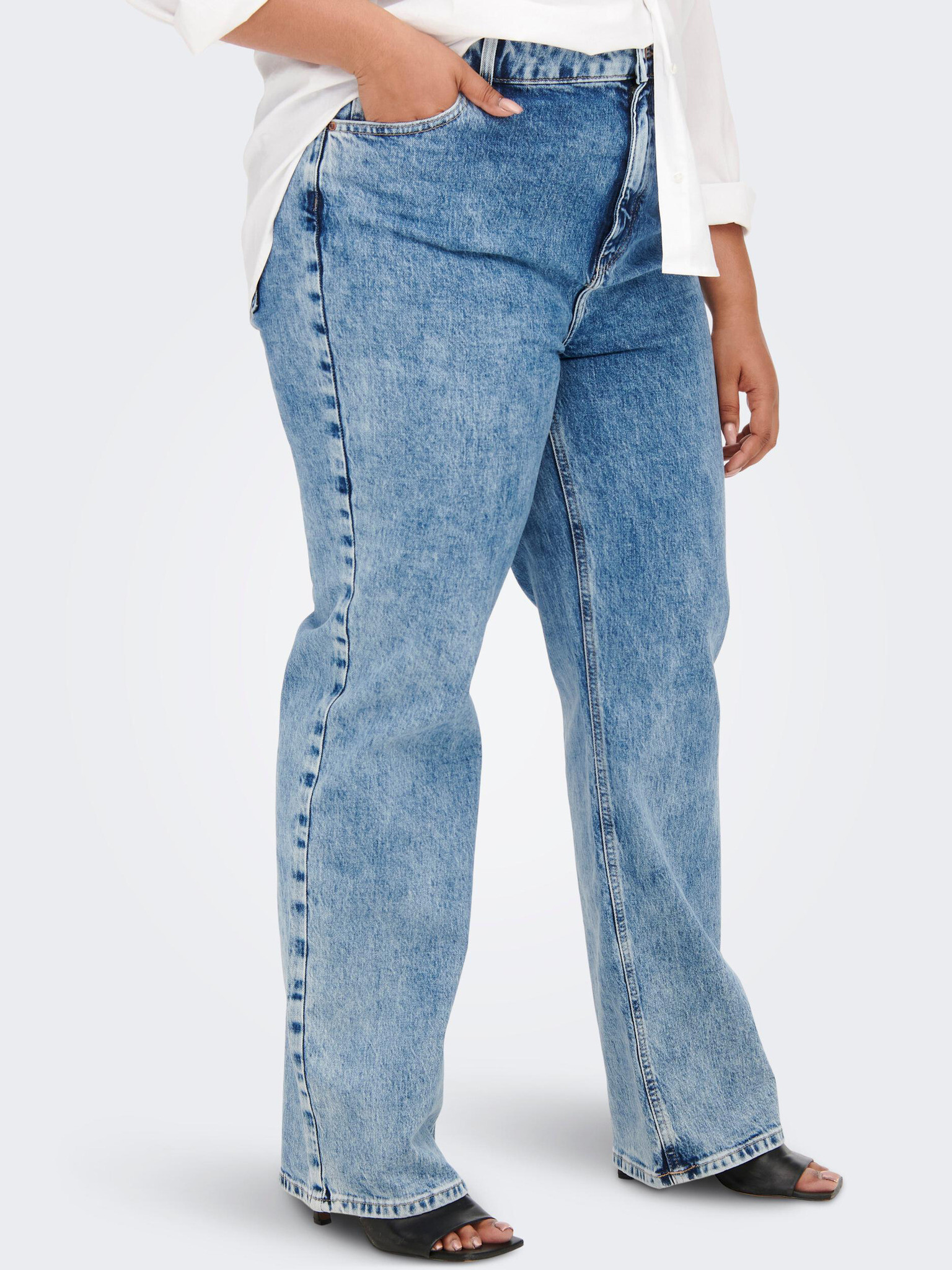 ONLY CARMAKOMA Mille Jeans Albastru - Pled.ro