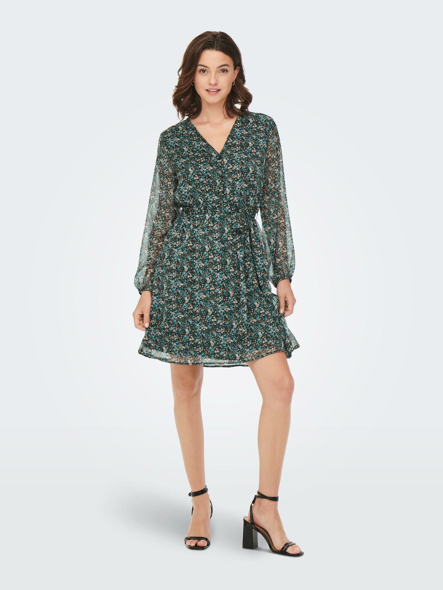 ONLY Cera Rochie Verde - Pled.ro