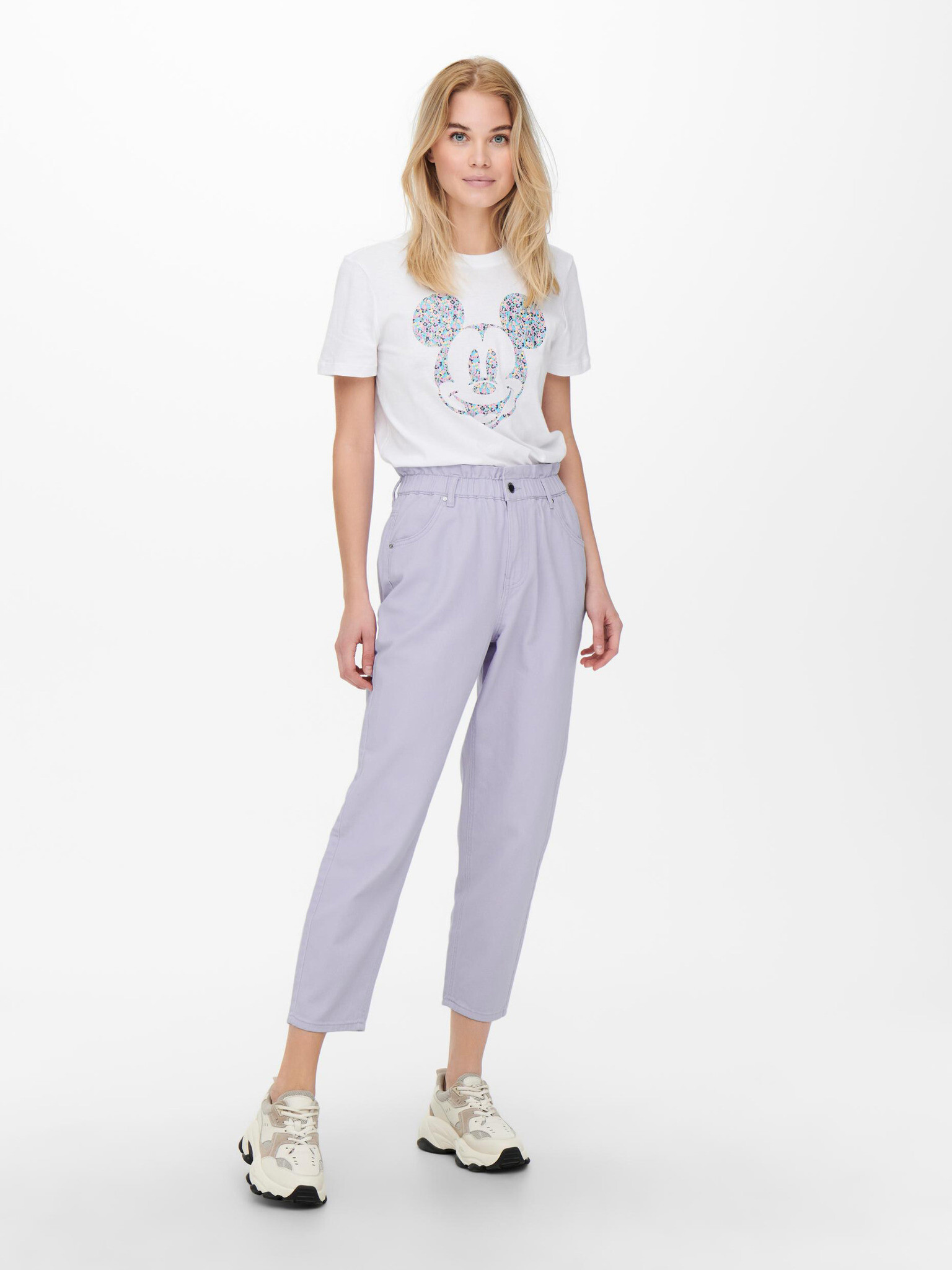 ONLY Darsy Pantaloni Violet - Pled.ro