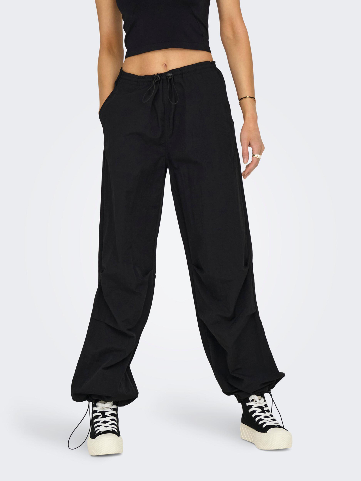 ONLY Echo Pantaloni Negru - Pled.ro