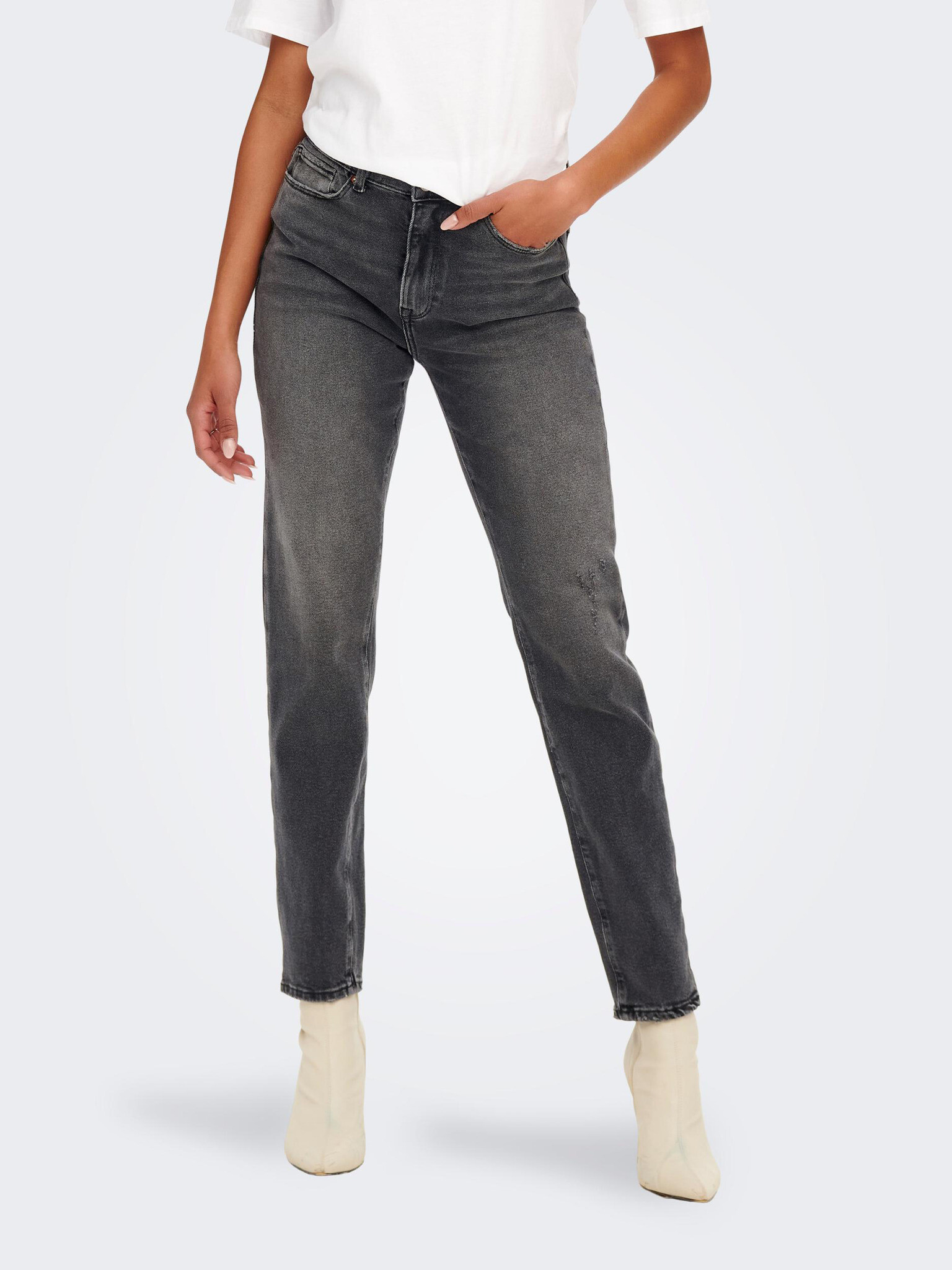 ONLY Emily Jeans Gri - Pled.ro