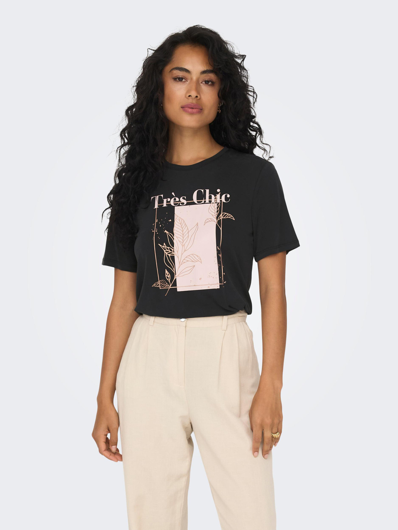 ONLY Free Tricou Negru - Pled.ro