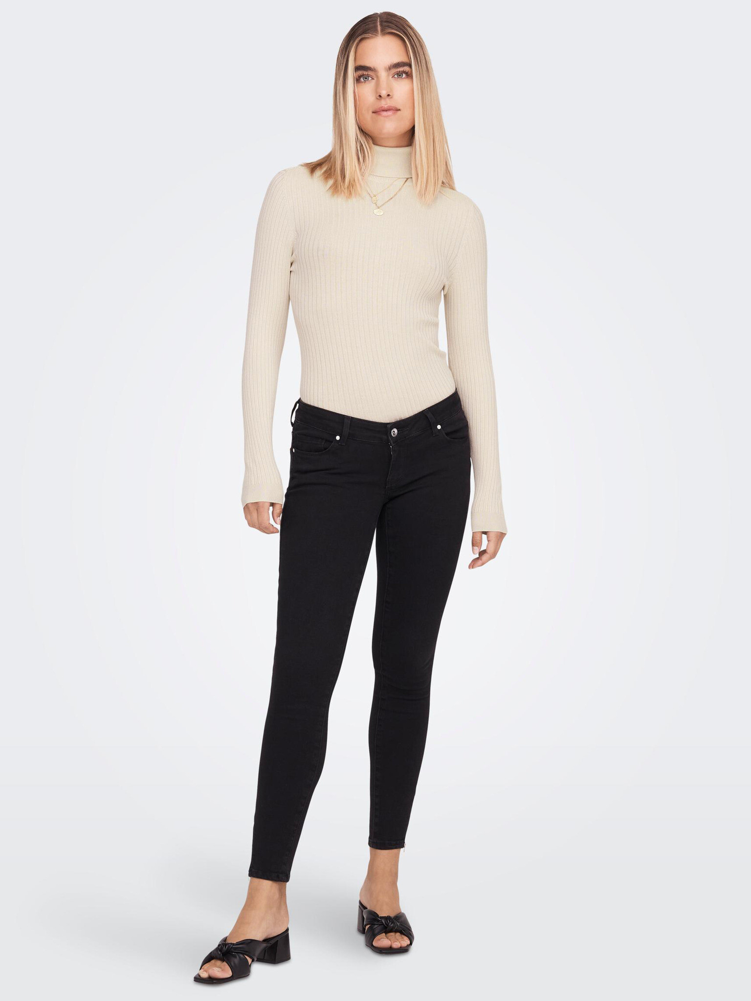 ONLY Karol Turtleneck Bej - Pled.ro