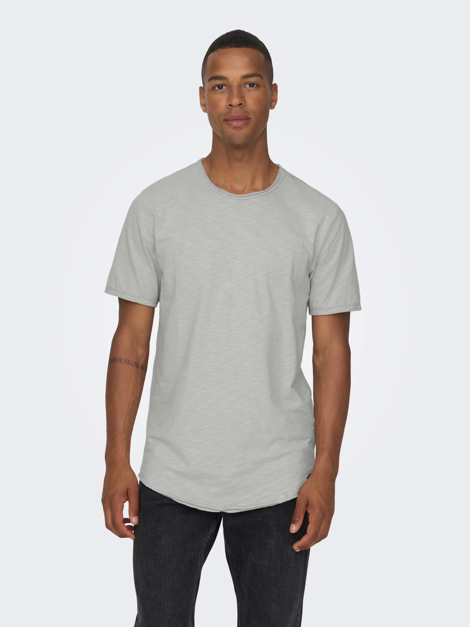 ONLY & SONS Benne Tricou Gri - Pled.ro