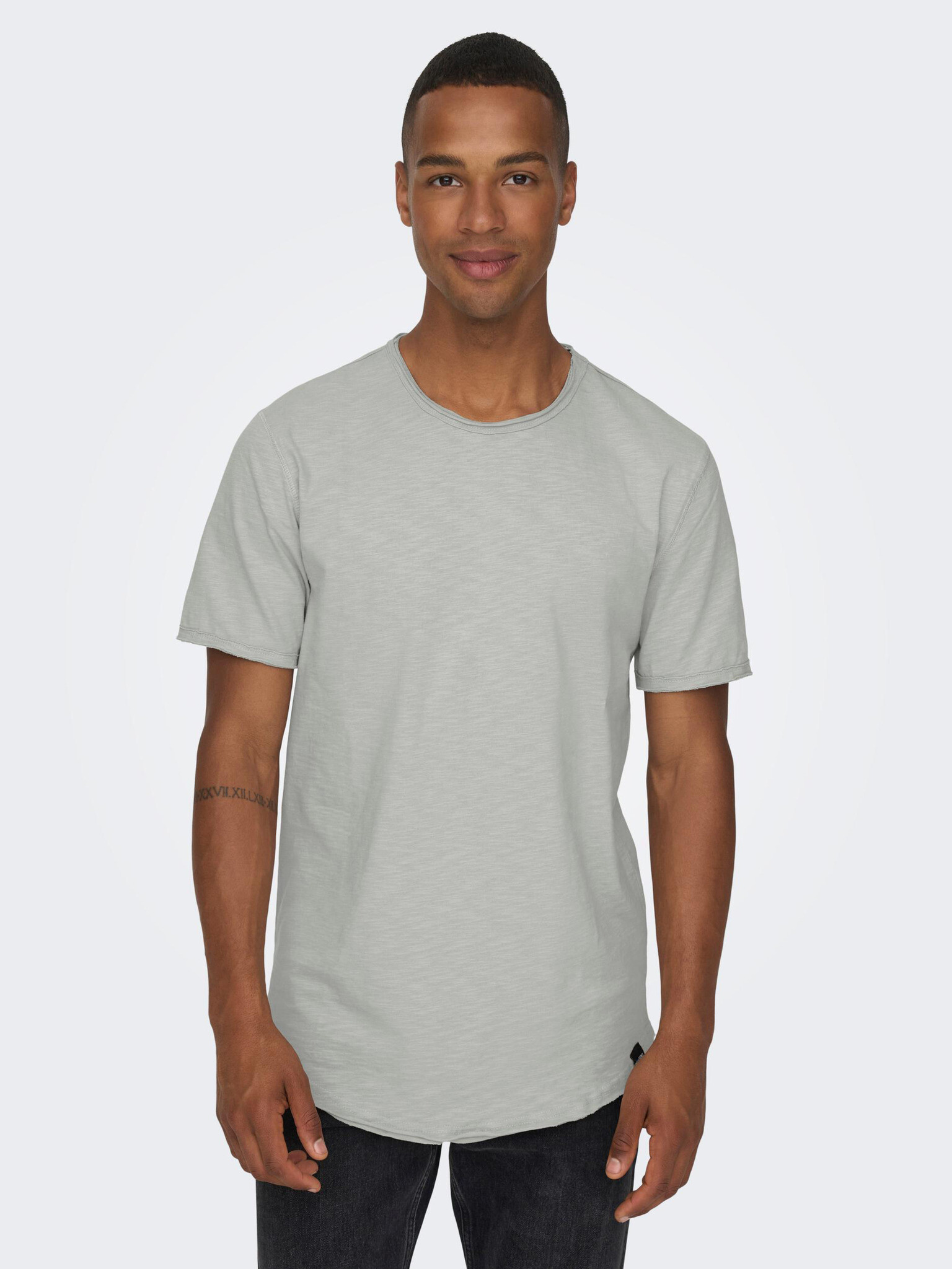 ONLY & SONS Benne Tricou Gri - Pled.ro