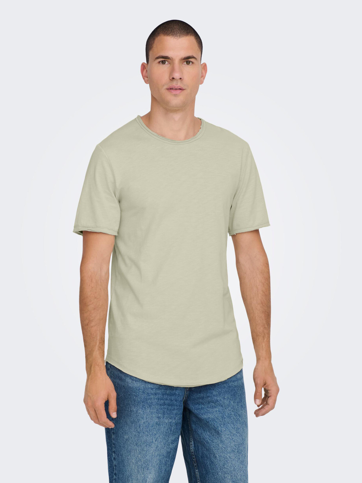 ONLY & SONS Benne Tricou Gri - Pled.ro