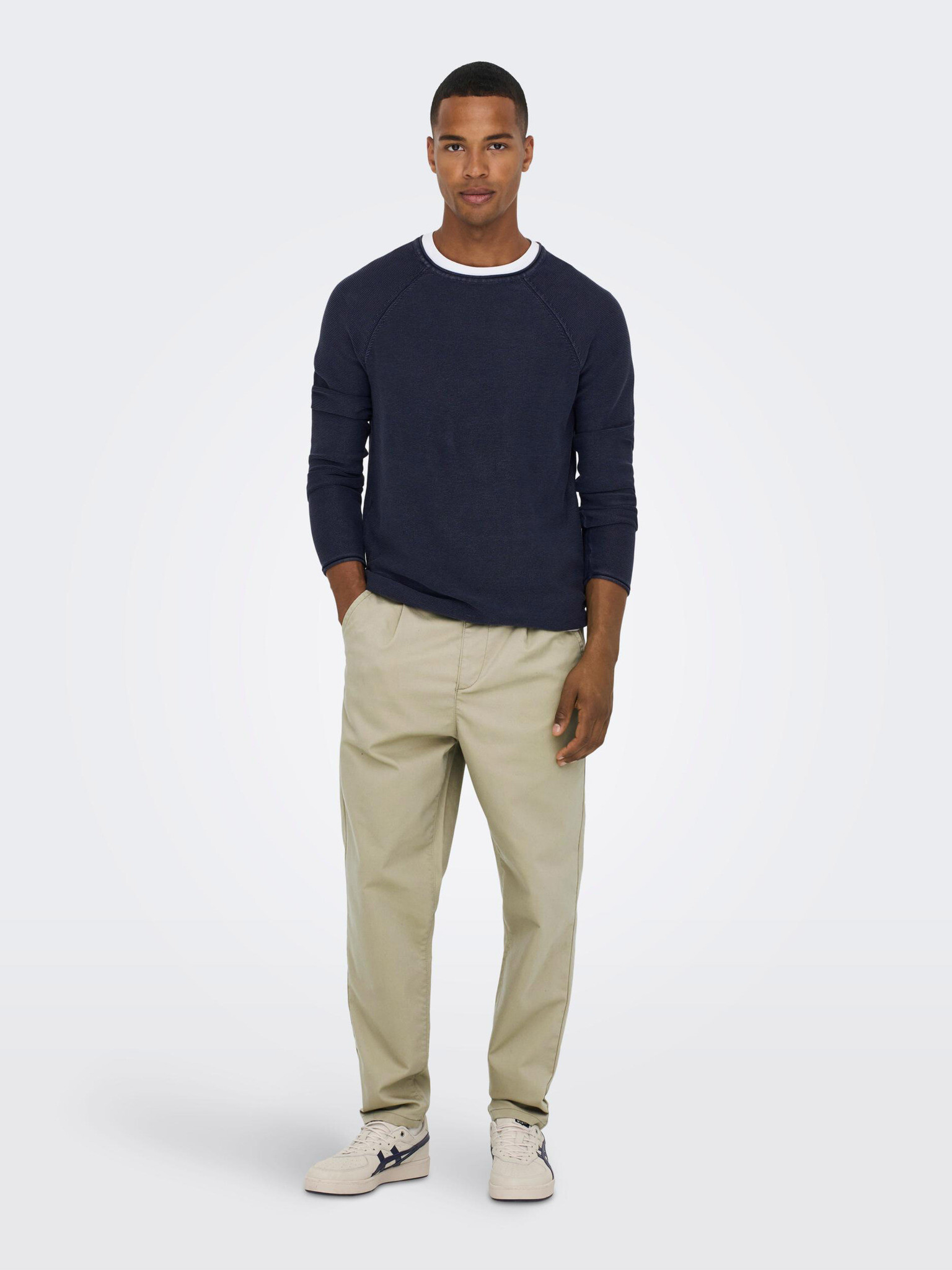 ONLY & SONS Dew Chino Pantaloni Bej - Pled.ro