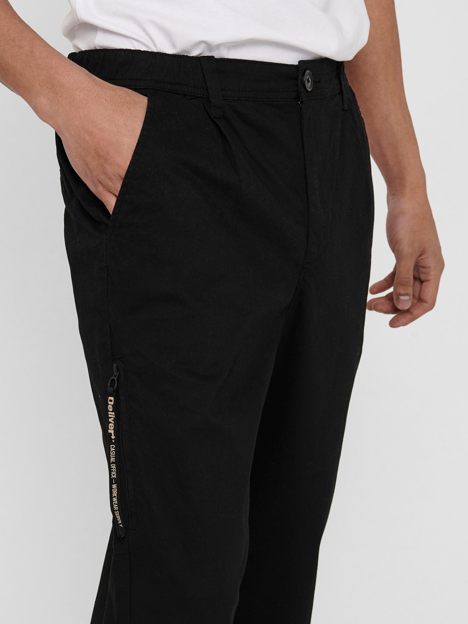 ONLY & SONS Dew Chino Pantaloni Negru - Pled.ro