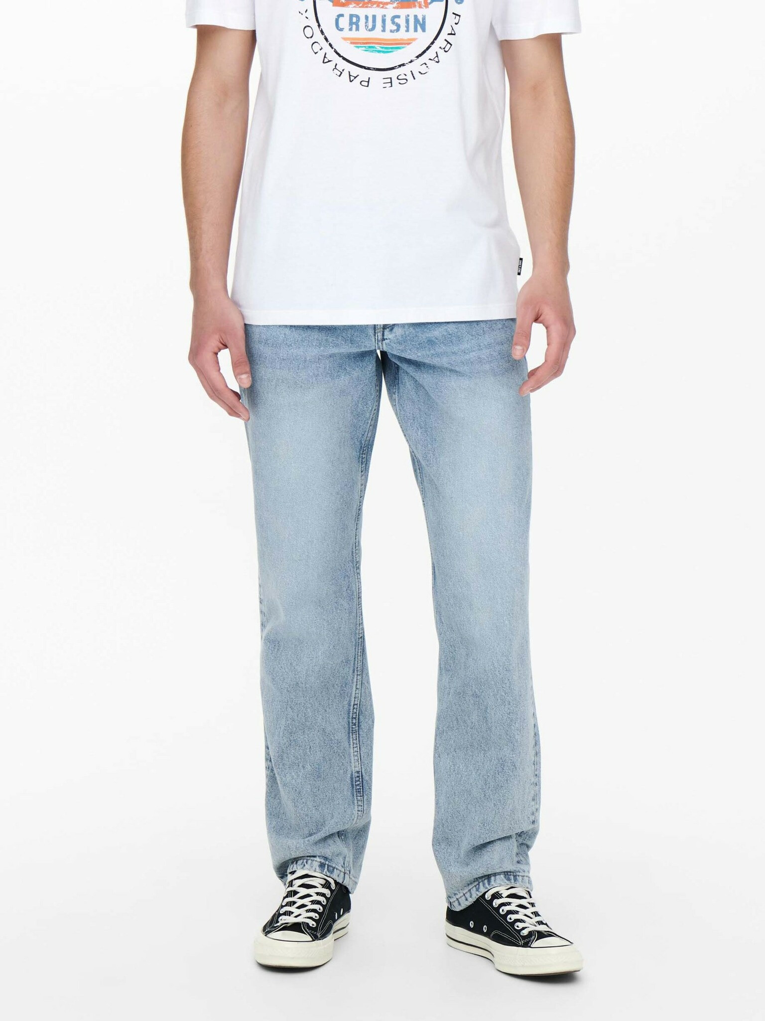 ONLY & SONS Edge Jeans Albastru - Pled.ro