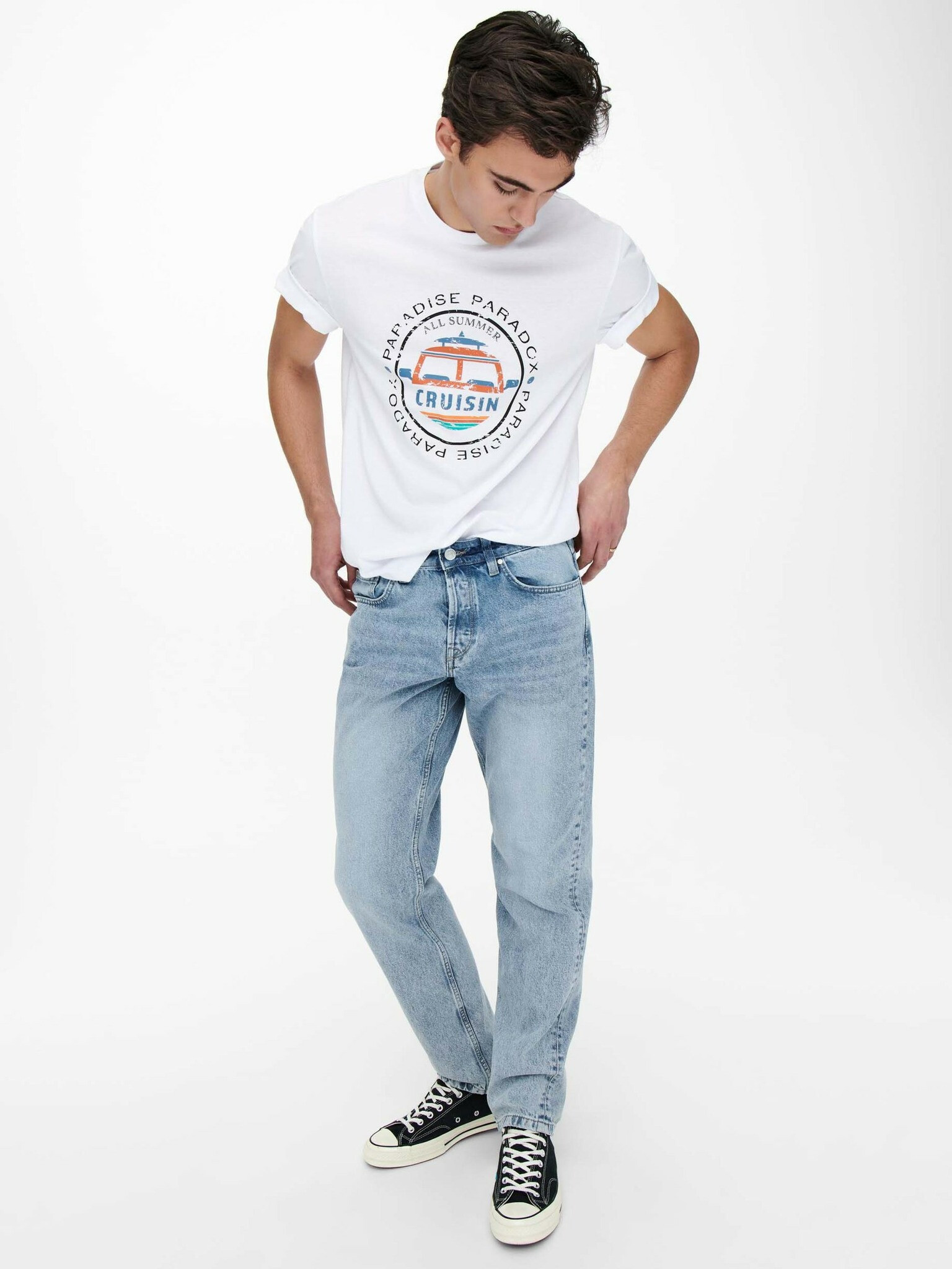 ONLY & SONS Edge Jeans Albastru - Pled.ro