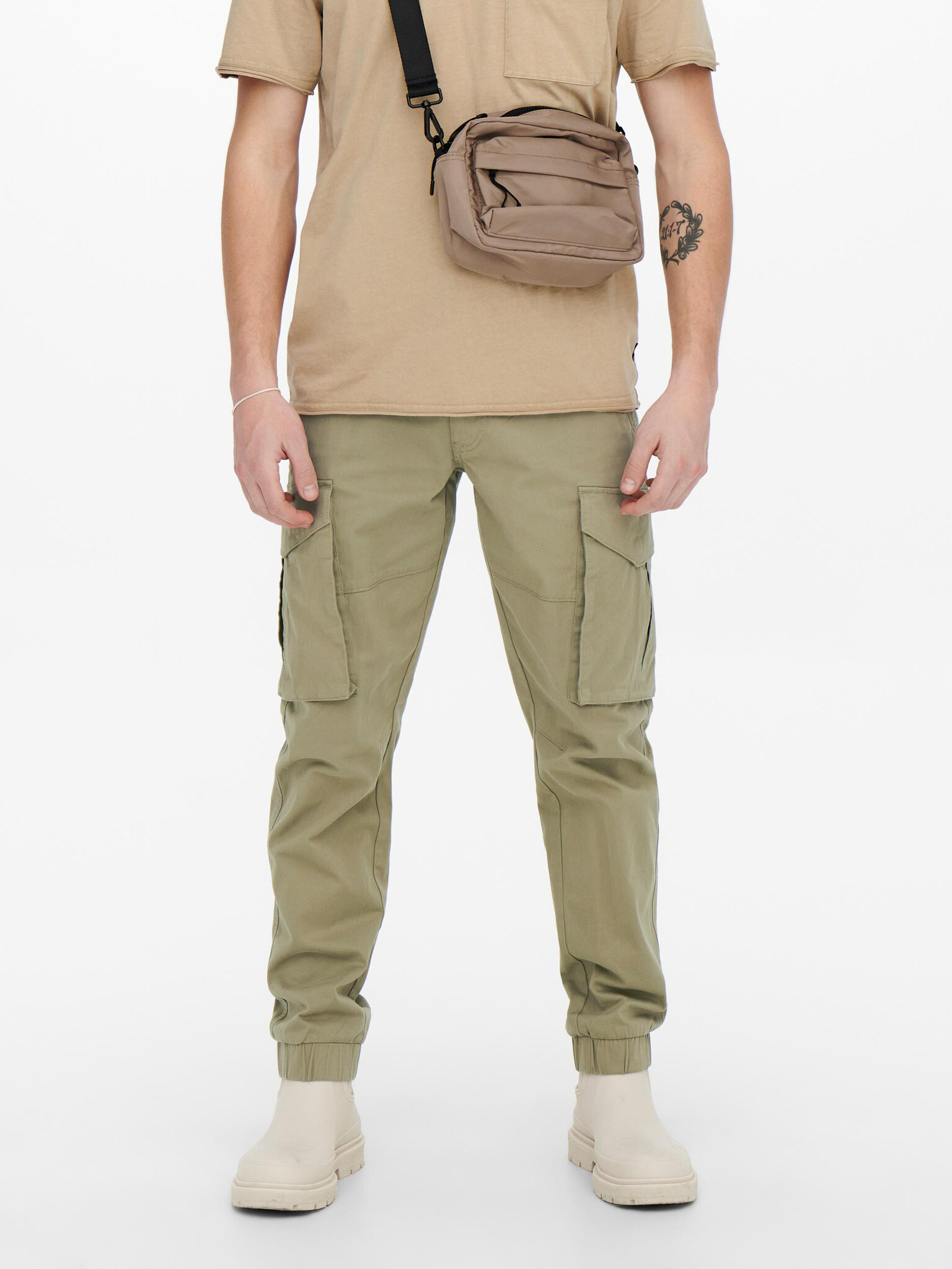 ONLY & SONS Kim Life Pantaloni Verde - Pled.ro