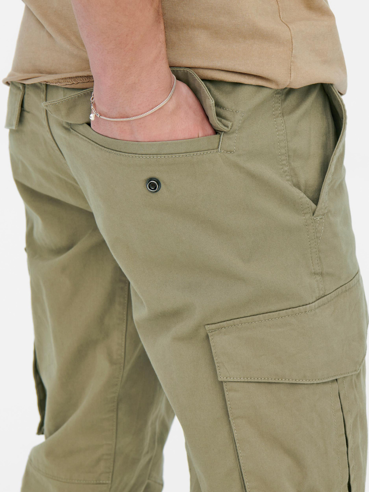 ONLY & SONS Kim Life Pantaloni Verde - Pled.ro