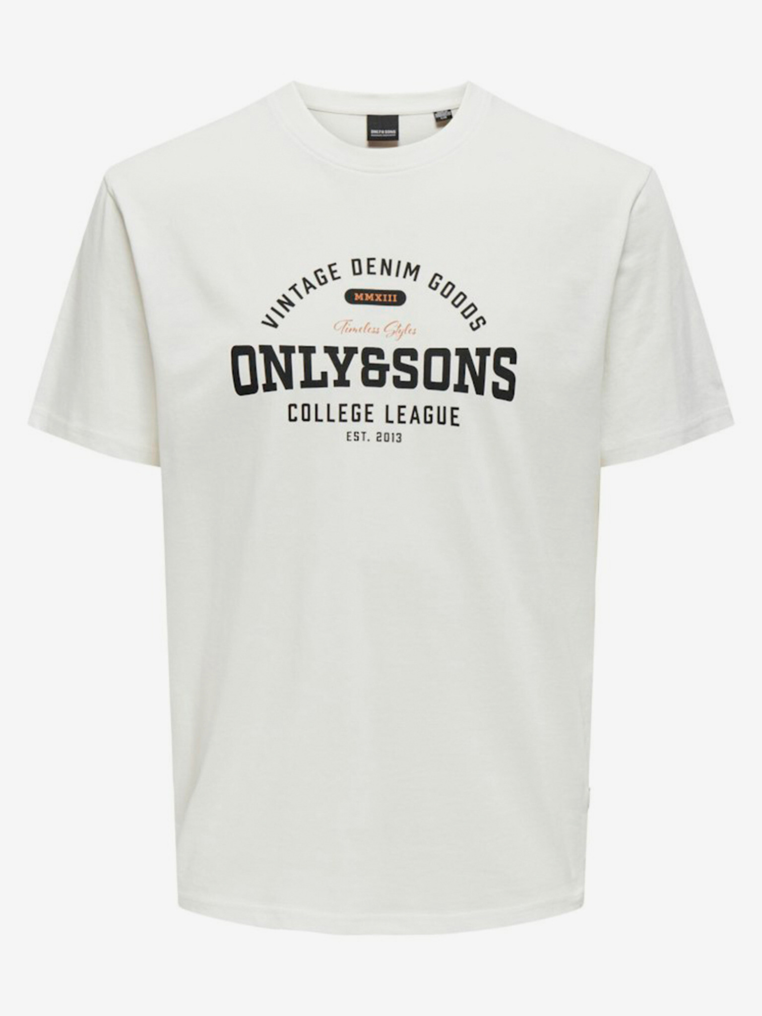 ONLY & SONS Lenny Life Tricou Alb - Pled.ro