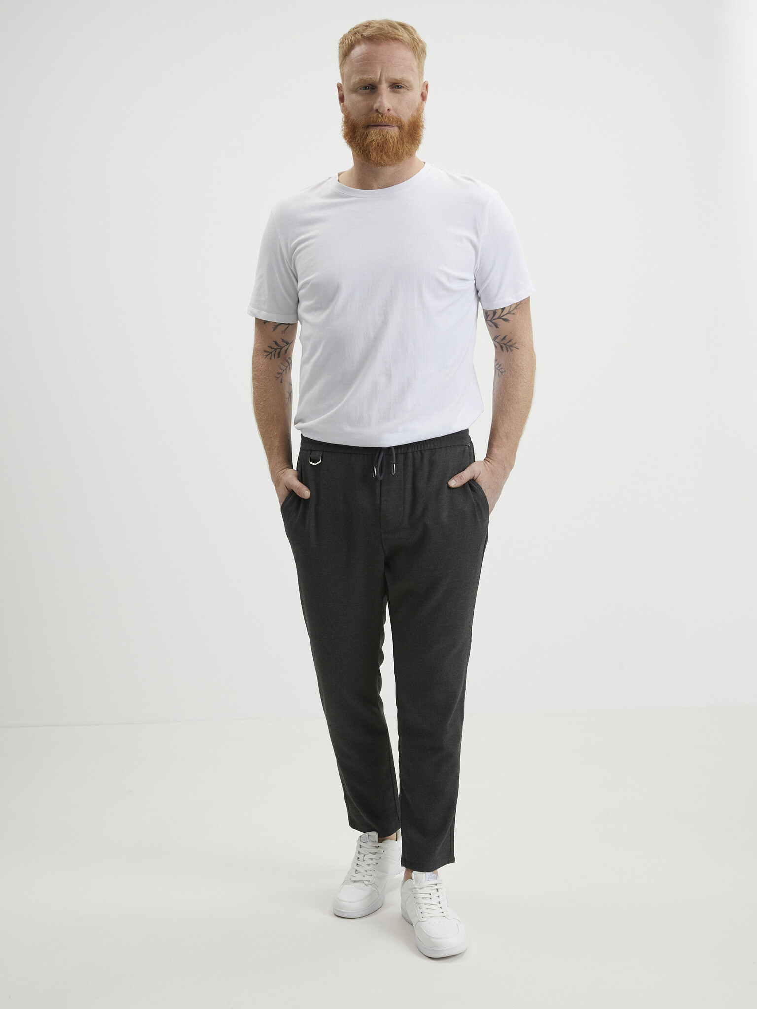 ONLY & SONS Linus Pantaloni Gri - Pled.ro