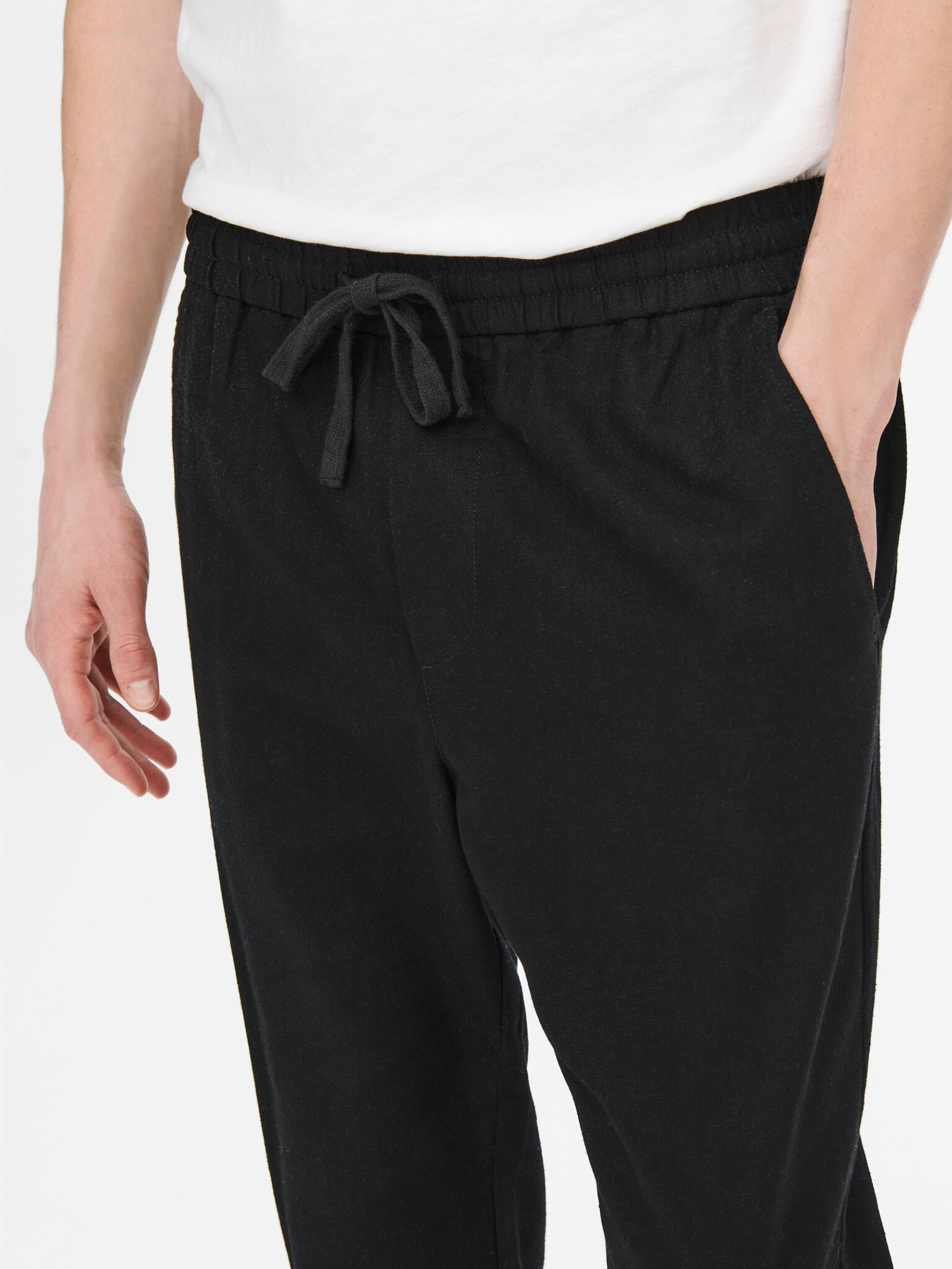 ONLY & SONS Linus Pantaloni Negru - Pled.ro