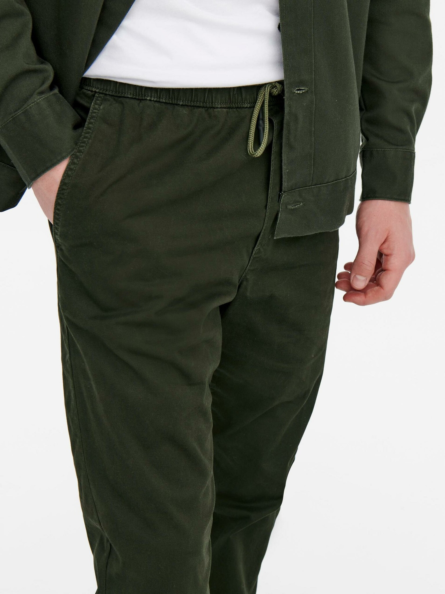 ONLY & SONS Linus Pantaloni Verde - Pled.ro