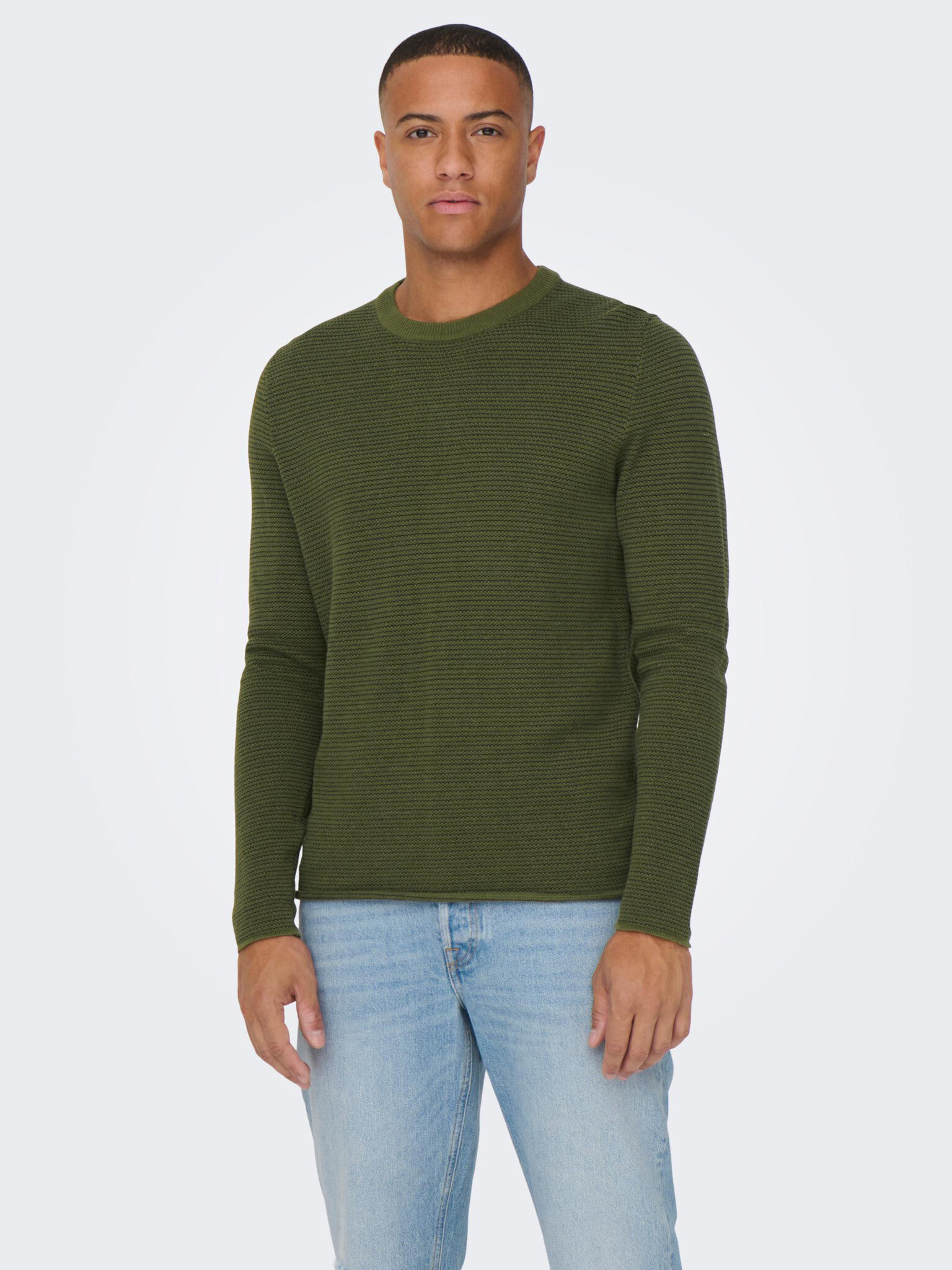 ONLY & SONS Niguel Pulover Verde - Pled.ro