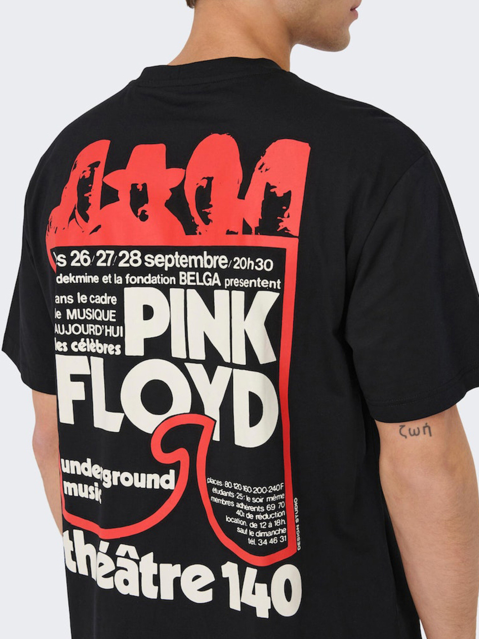 ONLY & SONS Pink Floyd Tricou Negru - Pled.ro